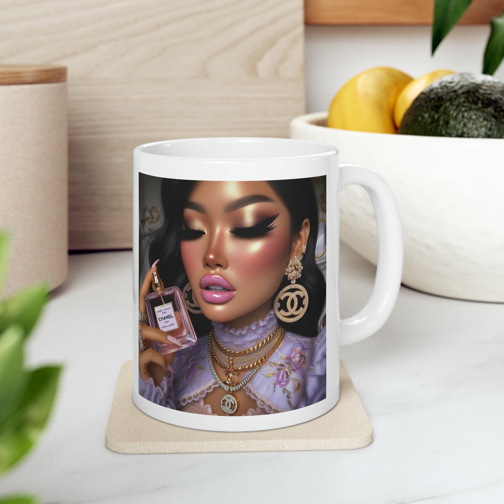 Chanel Please Mug Mug Printify