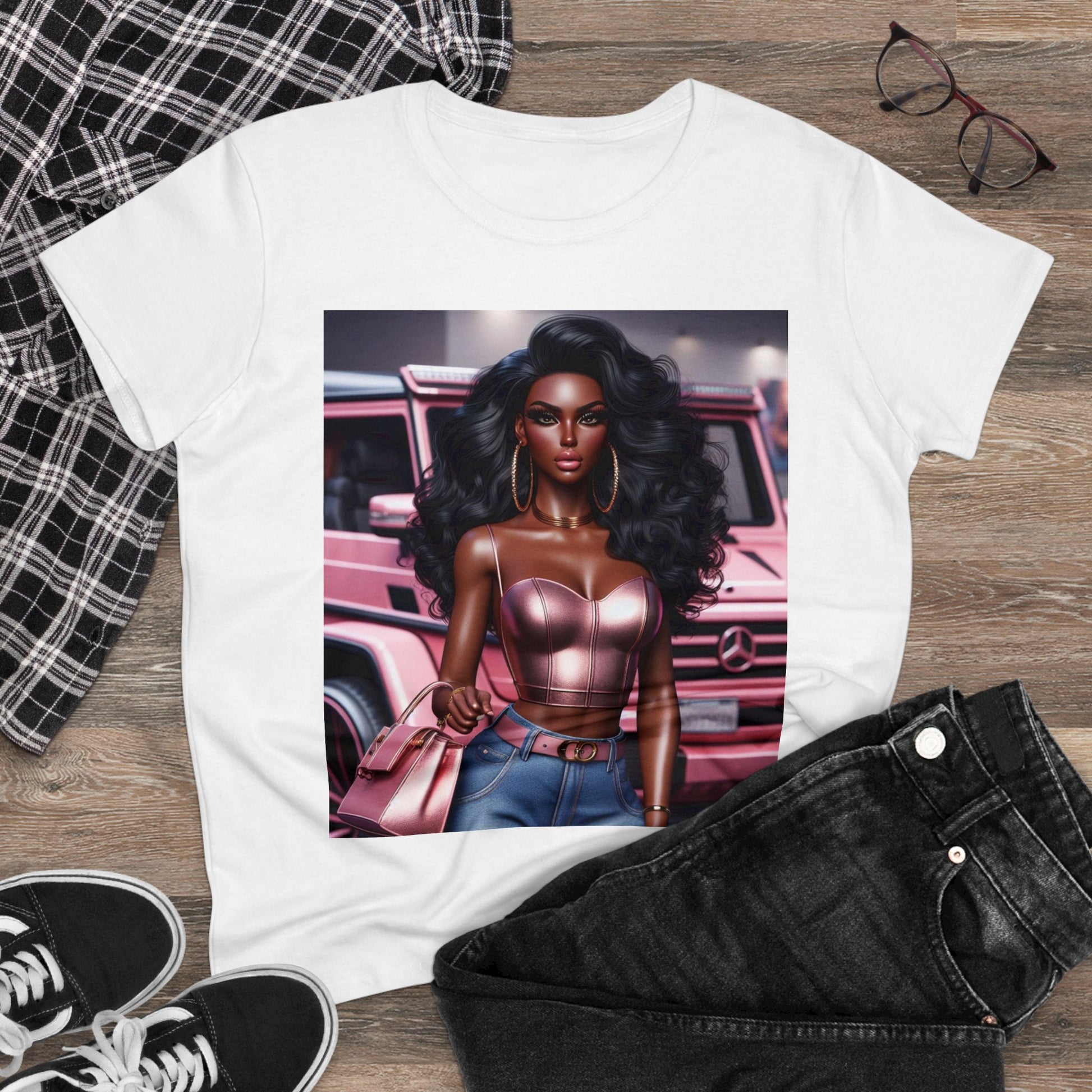 Pink Luxury T-Shirt T-Shirt Printify