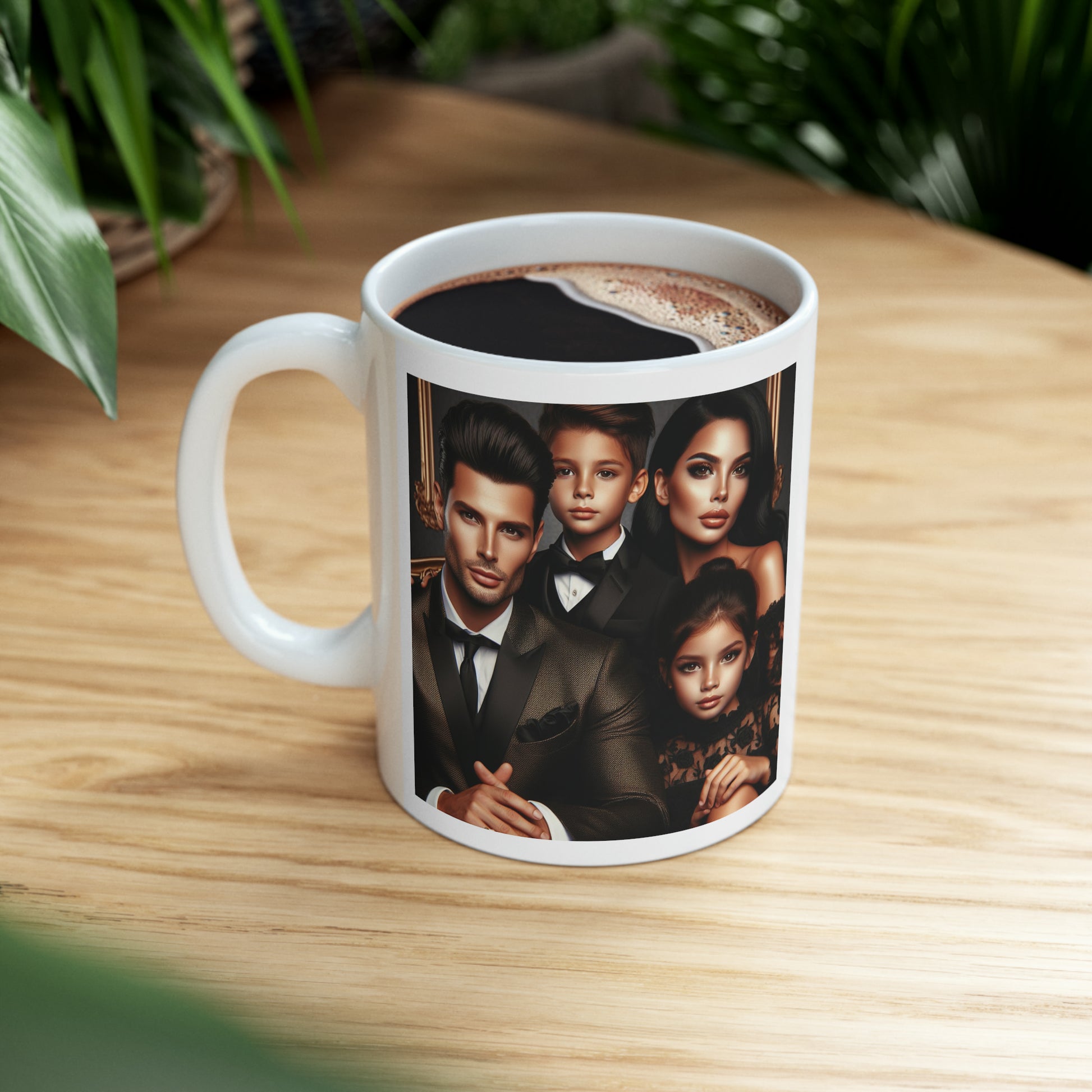 Family Portrait Mug Mug Printify