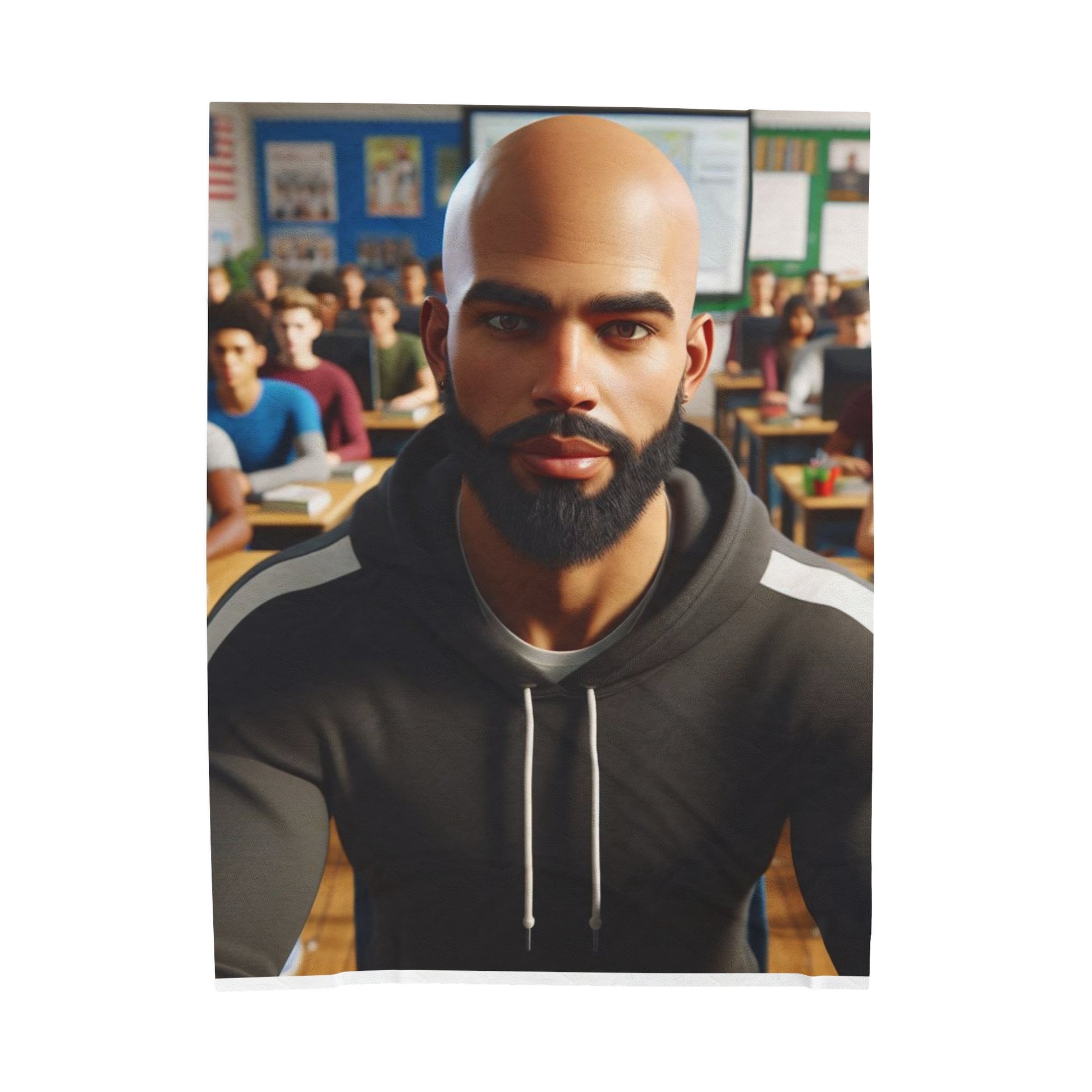 Class in Session Plush Blanket All Over Prints Printify 60" × 80"