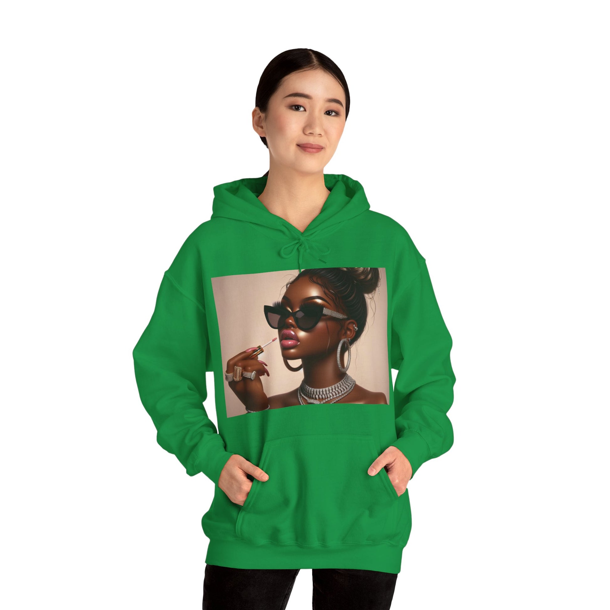My Lip Gloss is Poppin Hoodie Hoodie Printify