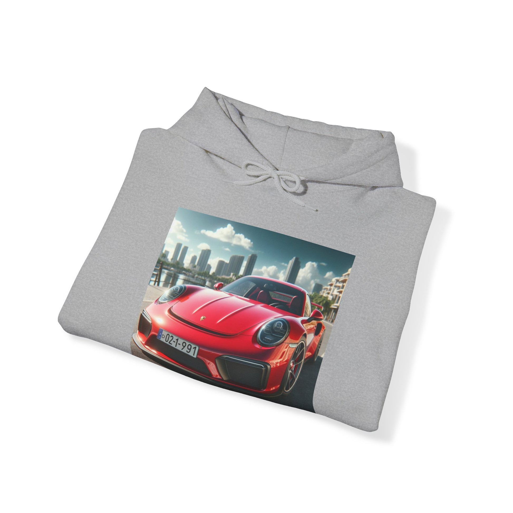 Red Porsche Hoodie Hoodie Printify