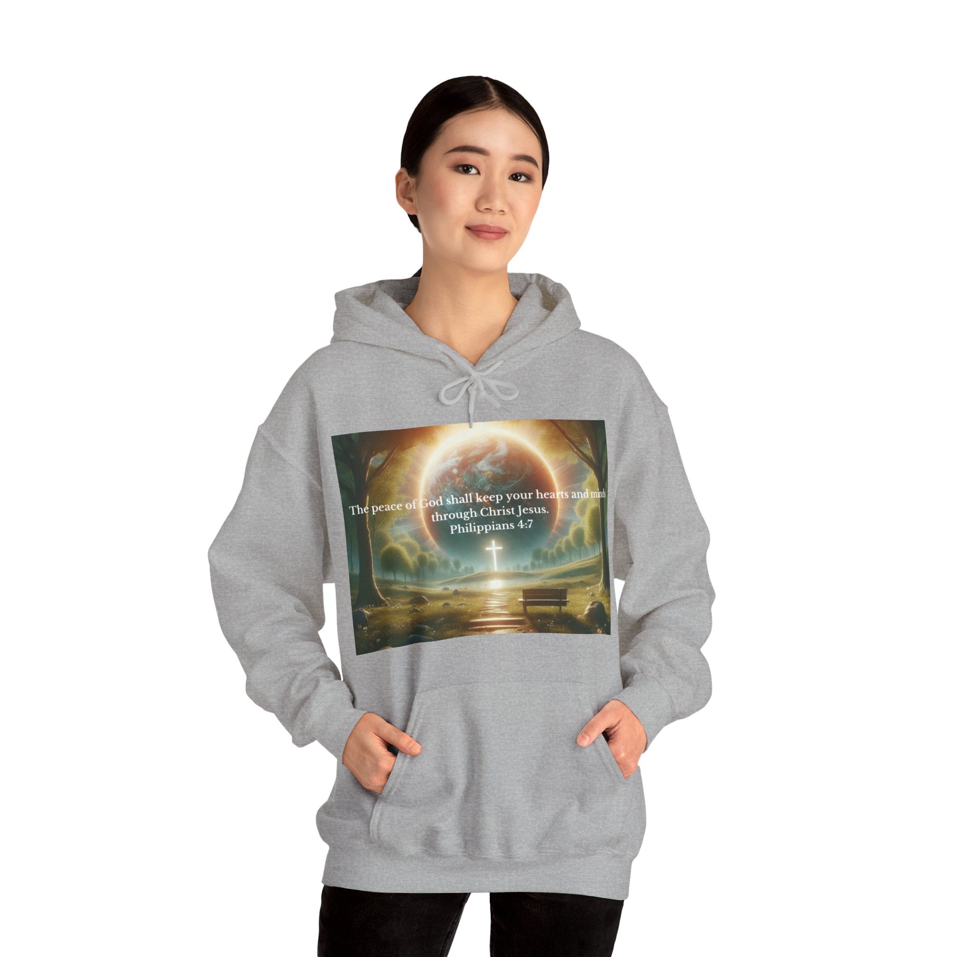 Philippians 4:7 Hoodie Hoodie Printify
