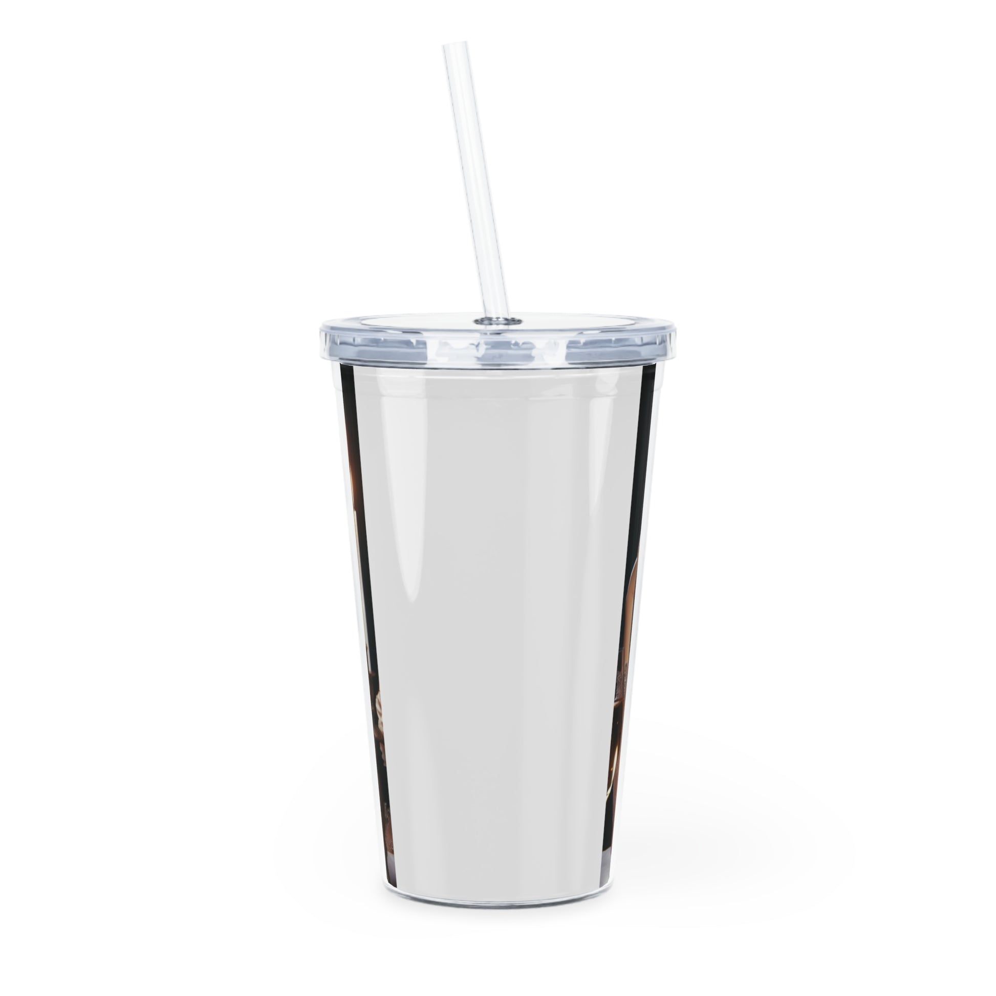Elegant Meal Tumbler with Straw Mug Printify