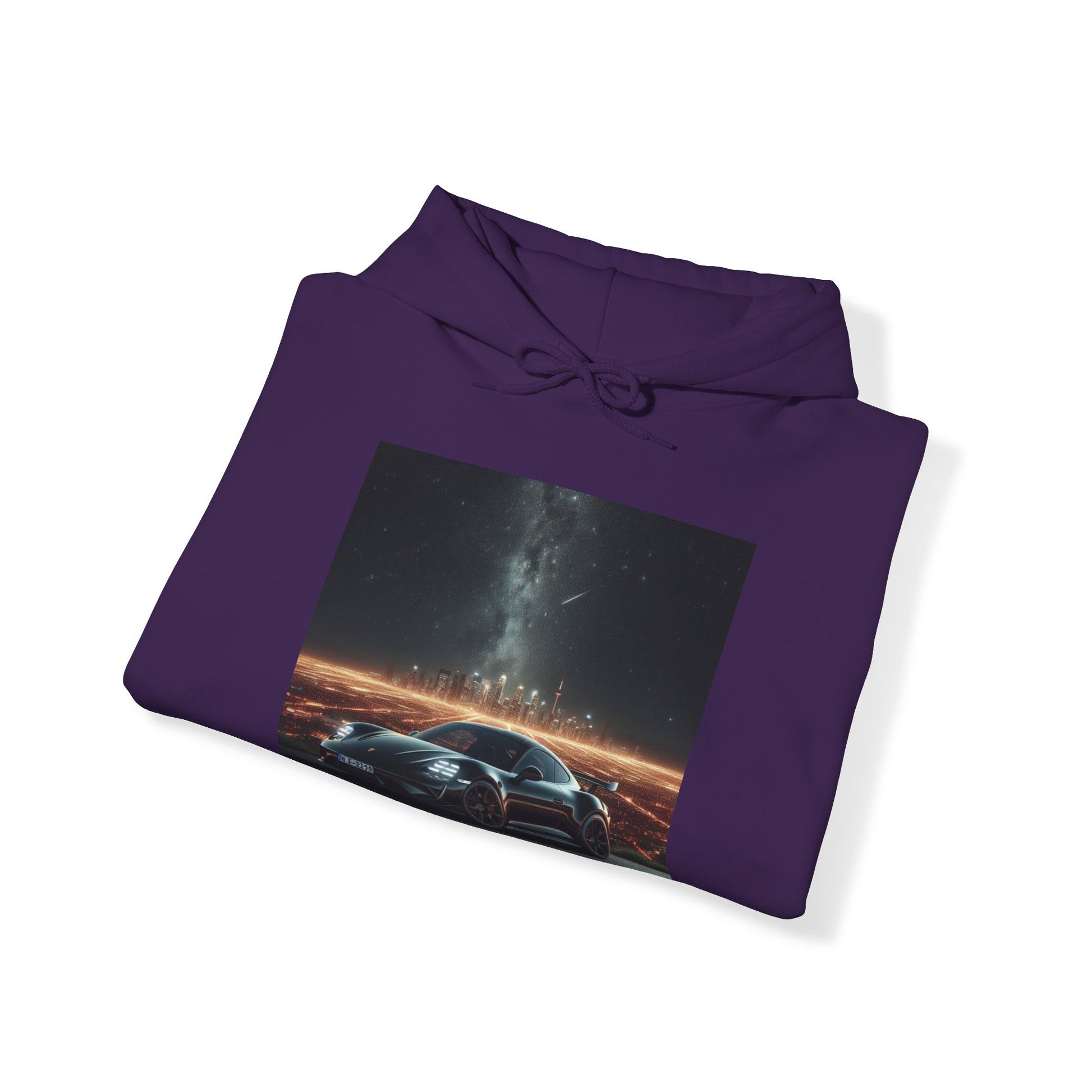 Black Porsche Hoodie Hoodie Printify