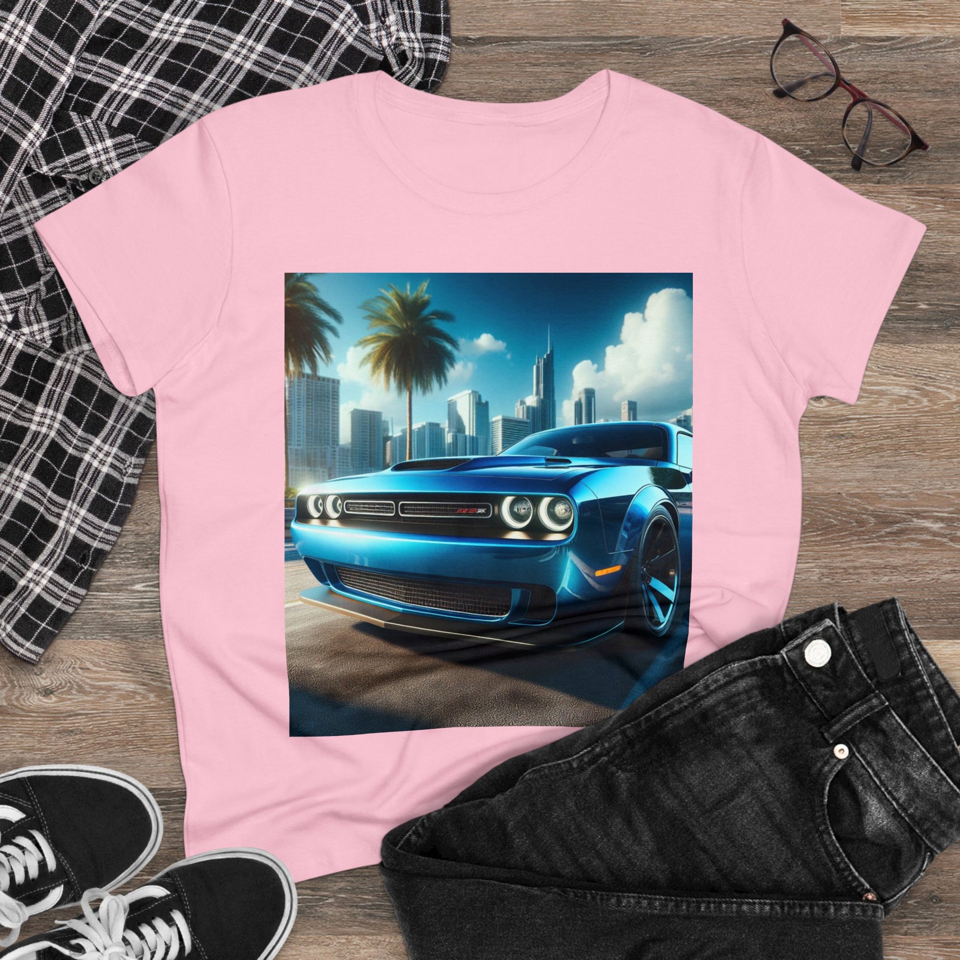 Blue Challenger T-Shirt T-Shirt Printify