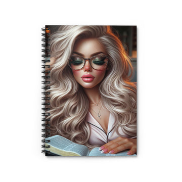 Relax and Read Spiral Notebook Paper products Printify One Size