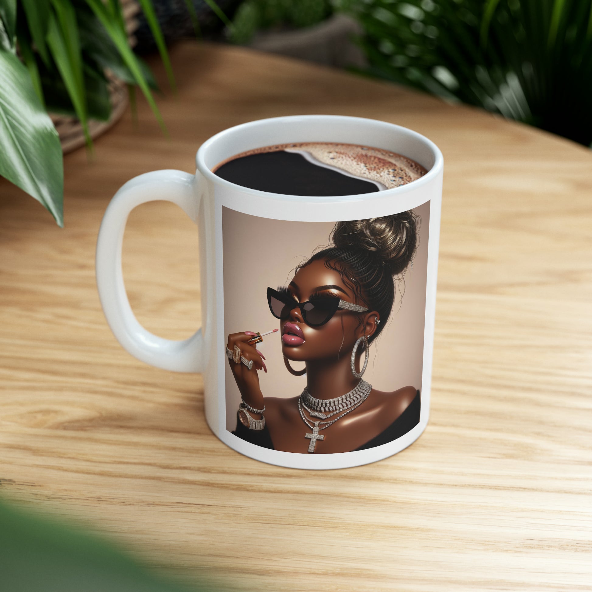 My Lip Gloss is Poppin Mug Mug Printify