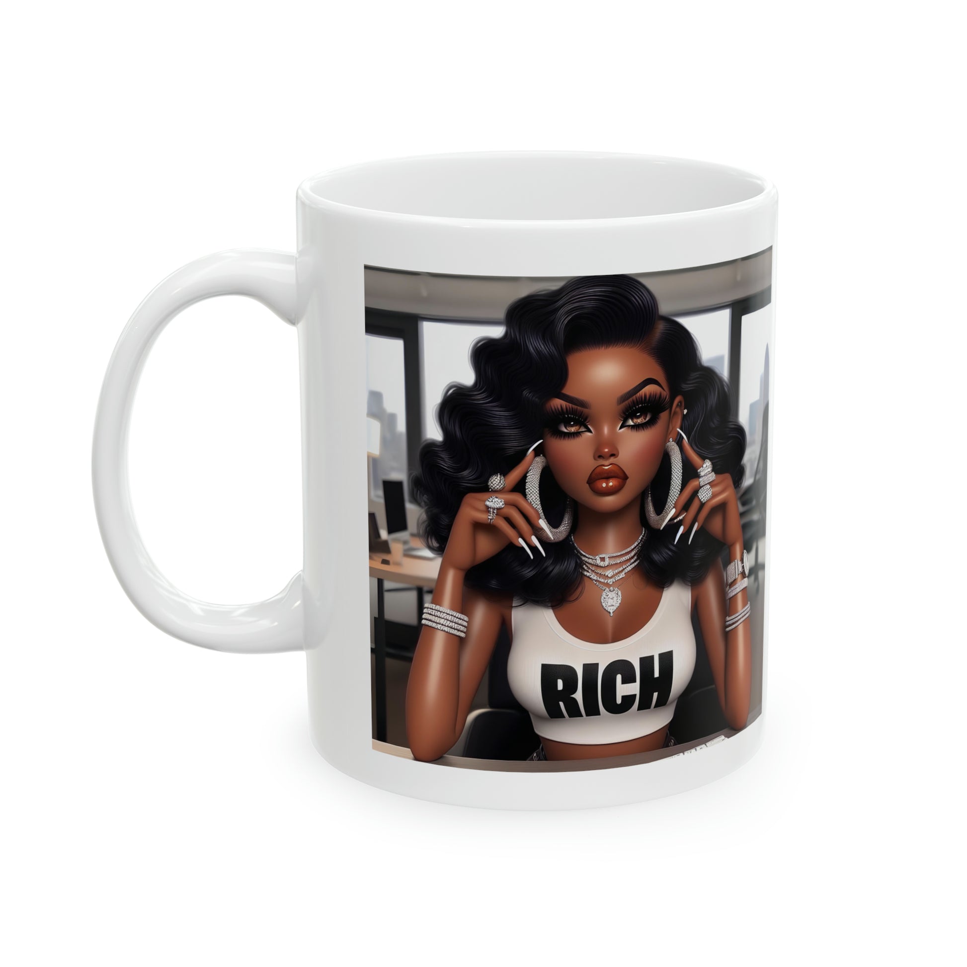 Rich Girl Mug Mug Printify 11oz