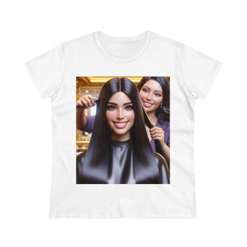 Hair Day T-Shirt T-Shirt Printify White S