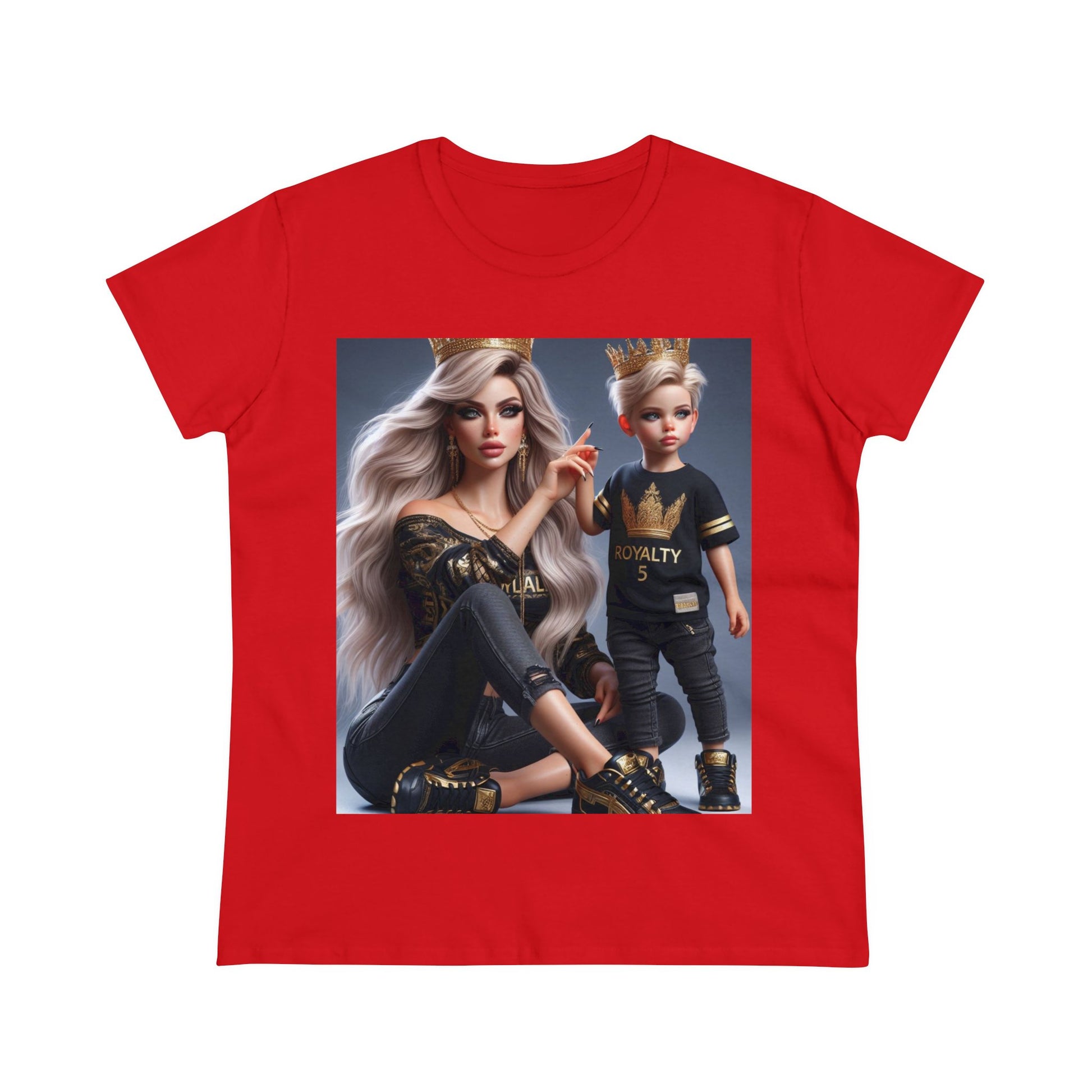 Royalty T-Shirt T-Shirt Printify Red S