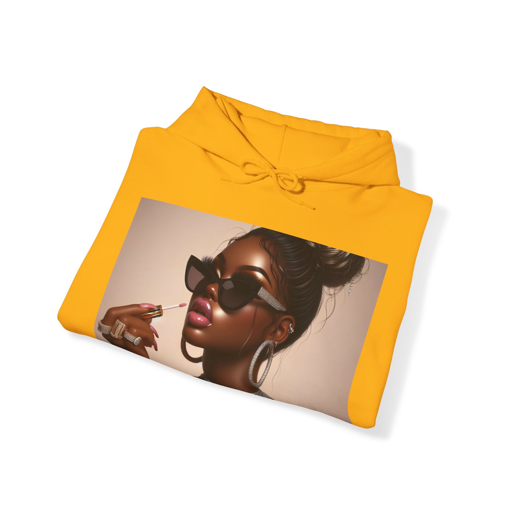 My Lip Gloss is Poppin Hoodie Hoodie Printify
