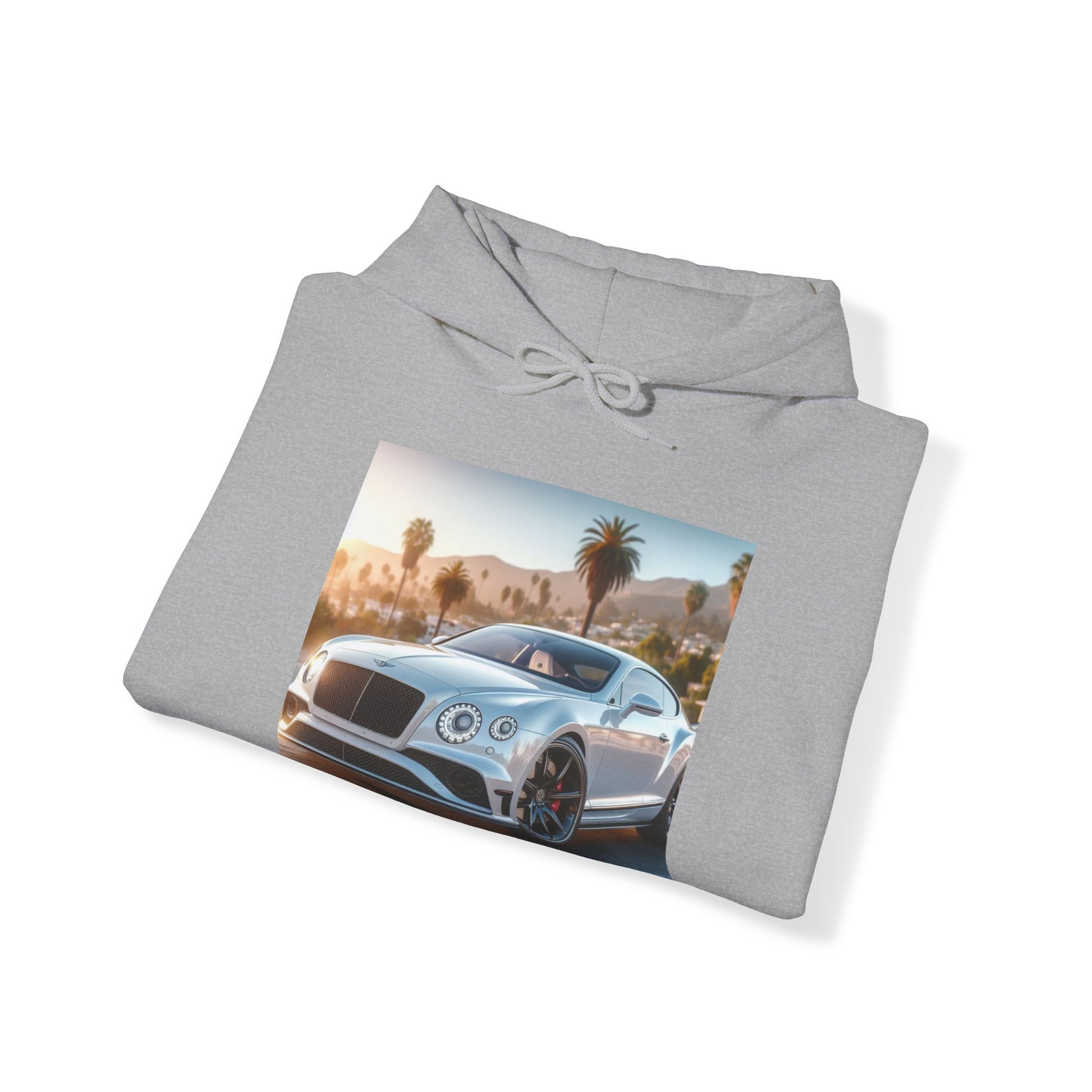 Silver Bentley Hoodie Hoodie Printify