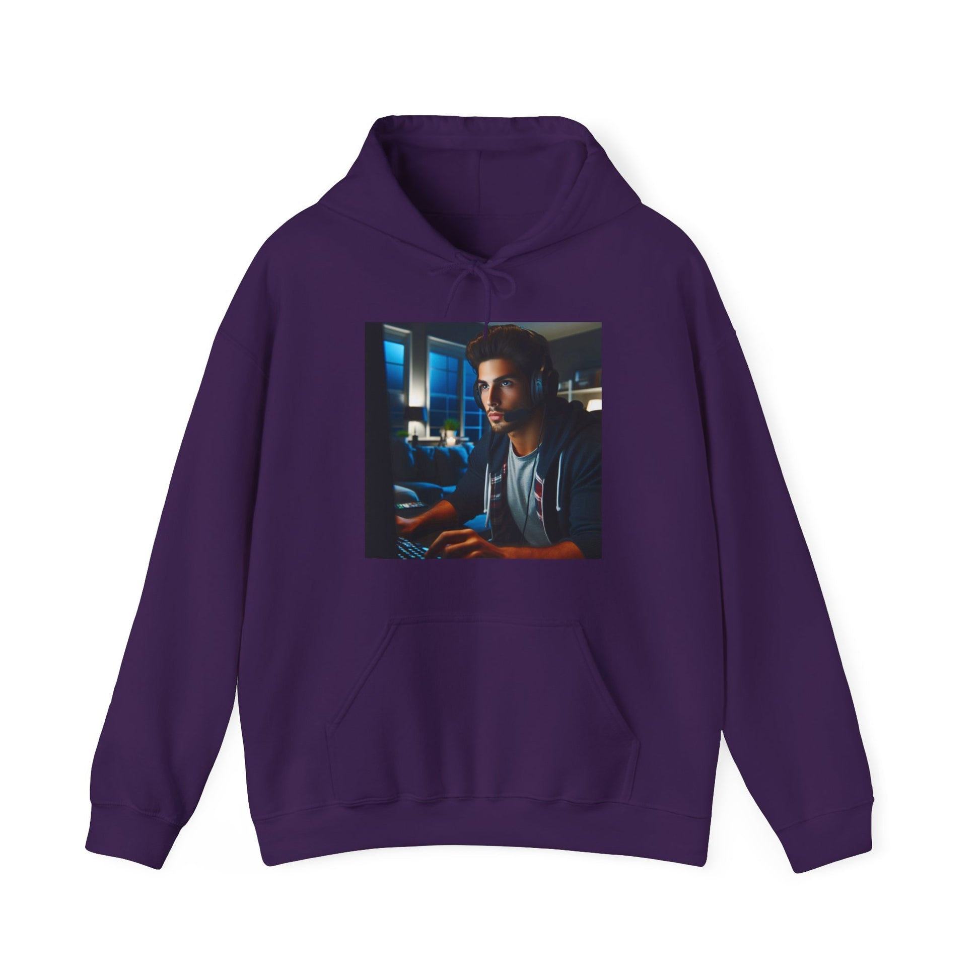 Game Time Hoodie Hoodie Printify Purple S