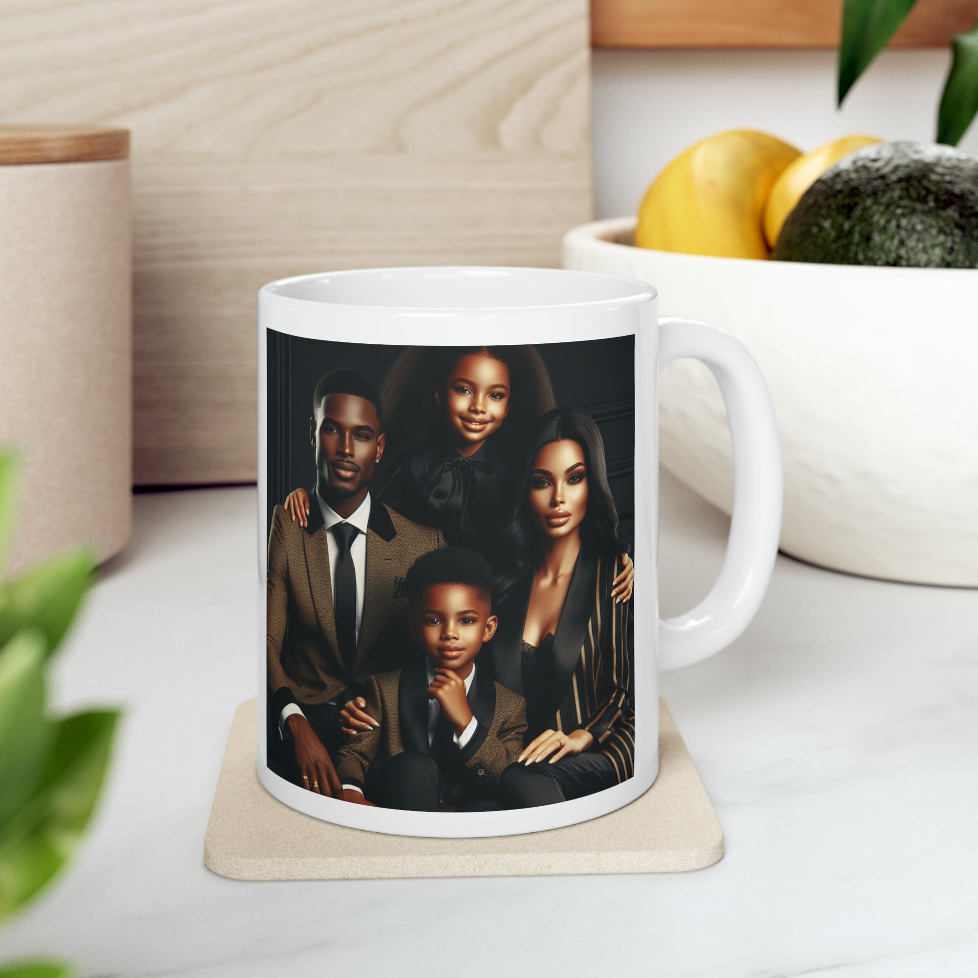 Family Portrait Mug Mug Printify