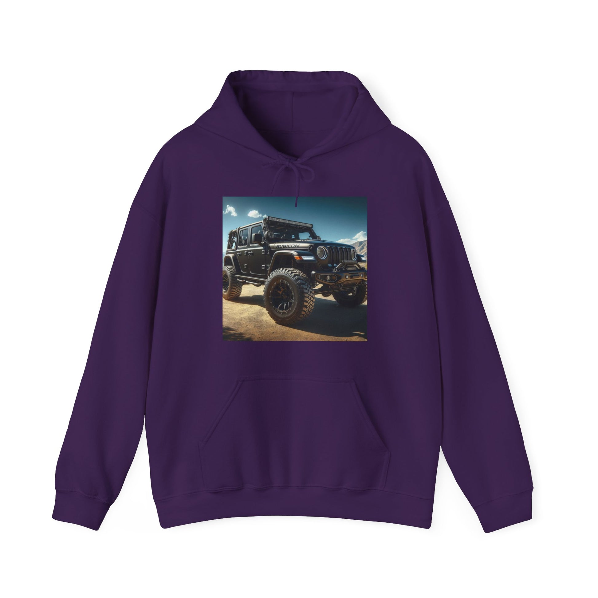 Black Rubicon Hoodie Hoodie Printify Purple S