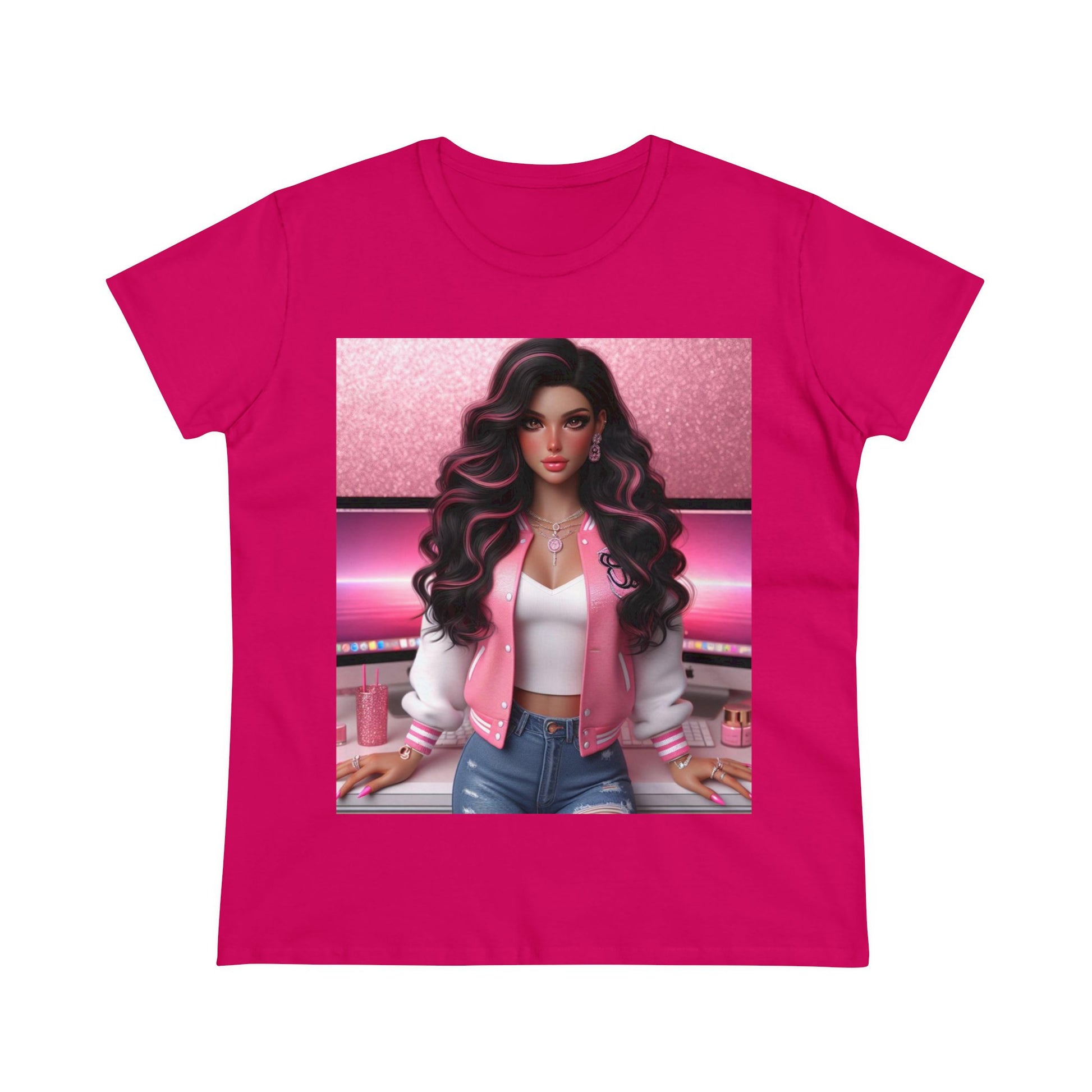 Pink Everything T-Shirt T-Shirt Printify Heliconia S