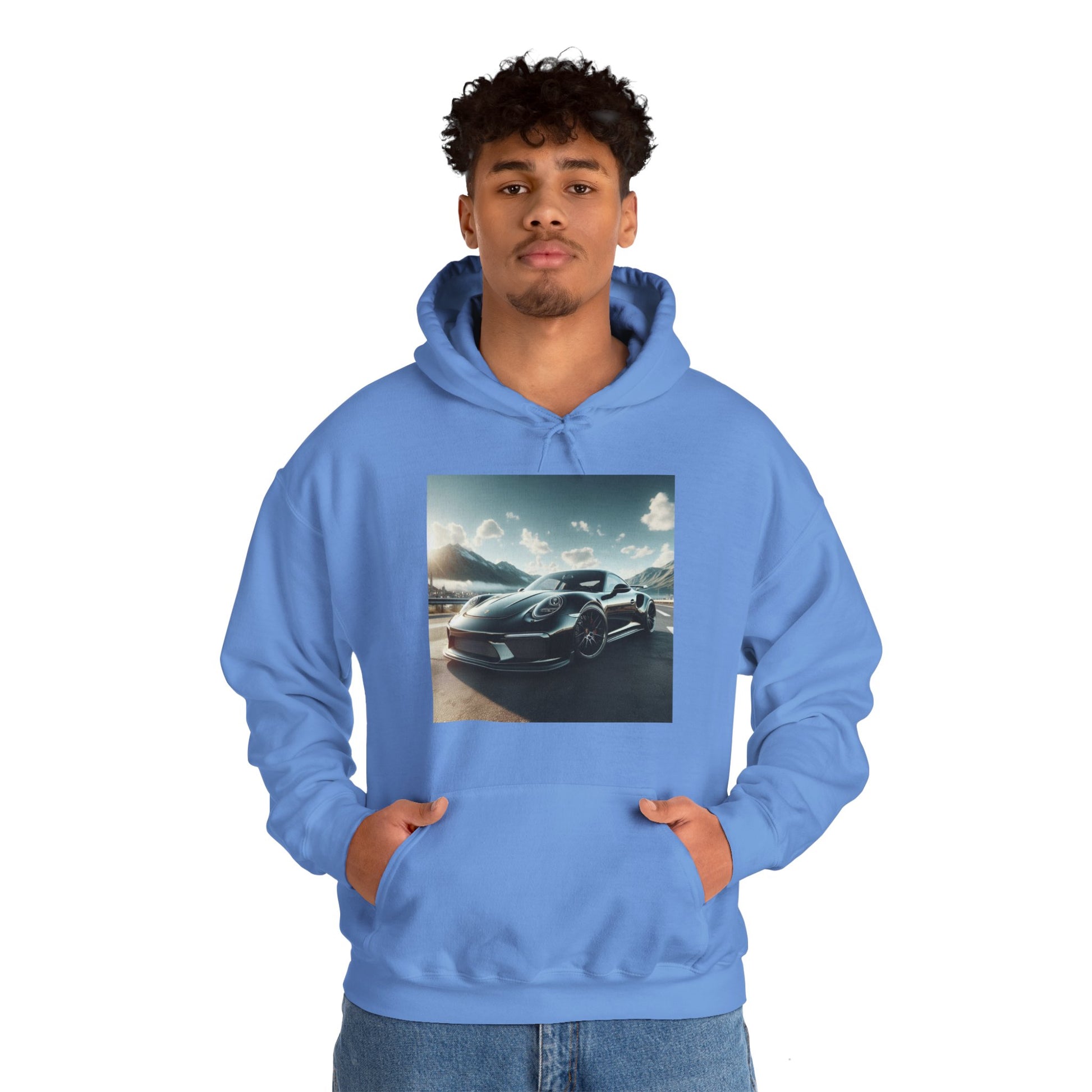 Black Porsche Hoodie Hoodie Printify