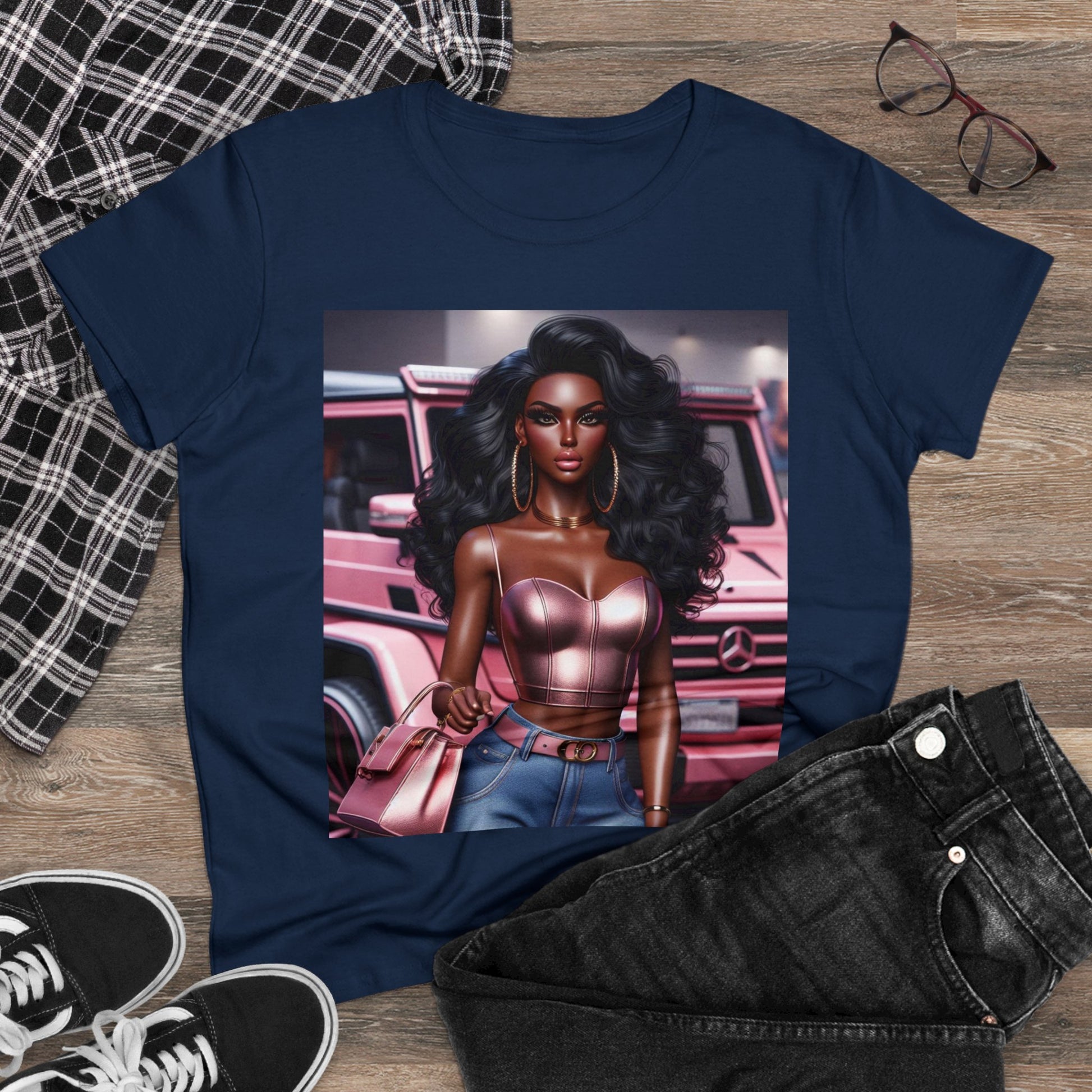 Pink Luxury T-Shirt T-Shirt Printify