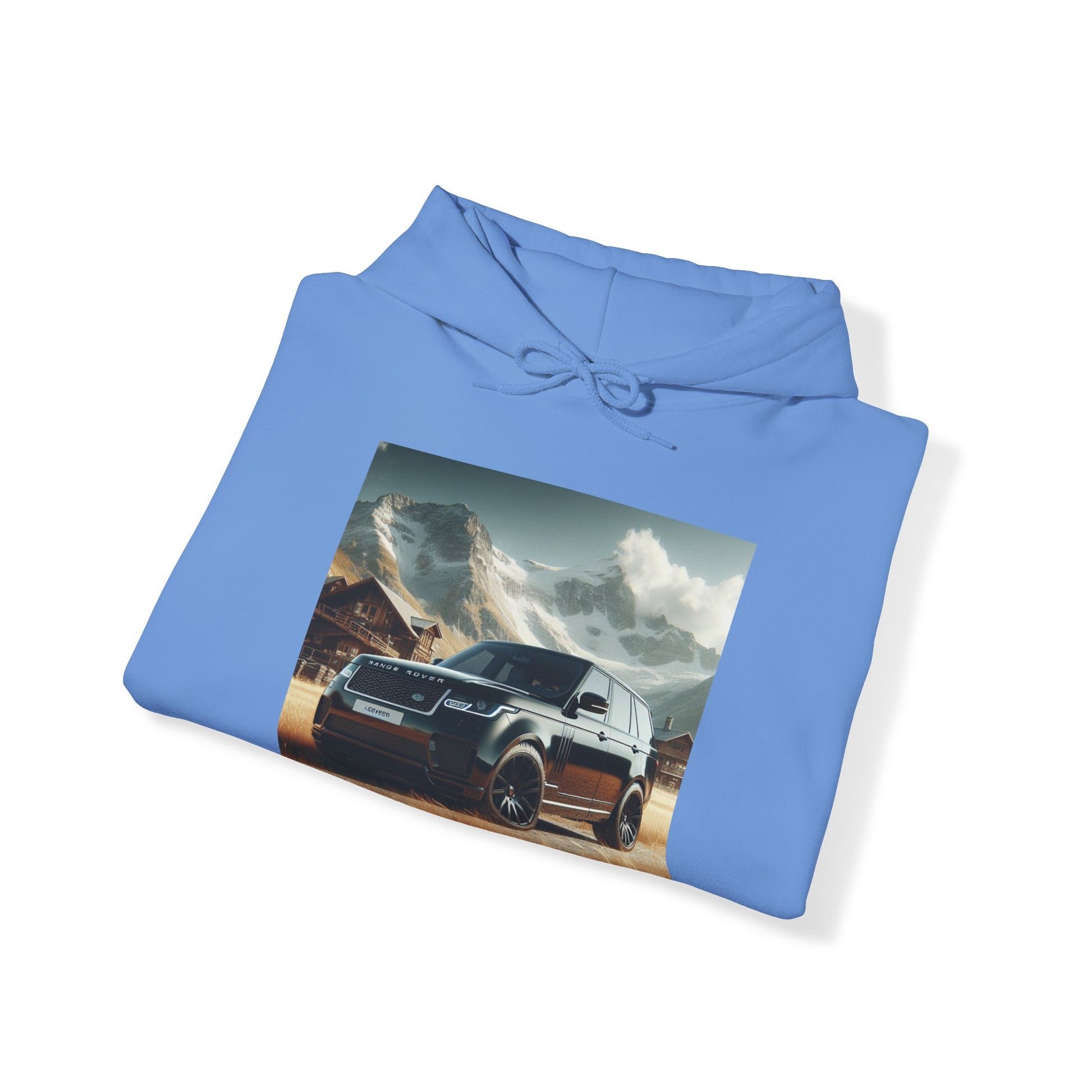 Black Range Rover Hoodie Hoodie Printify