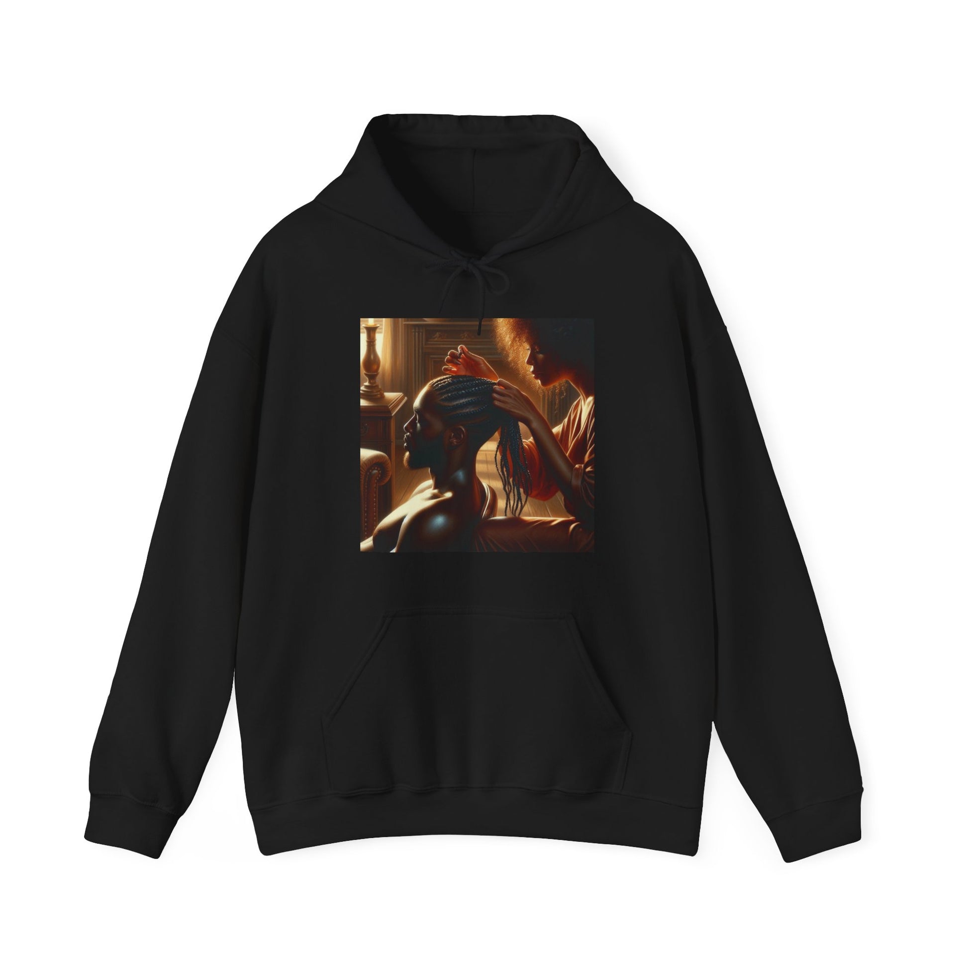 Braid My Hair Hoodie Hoodie Printify Black S