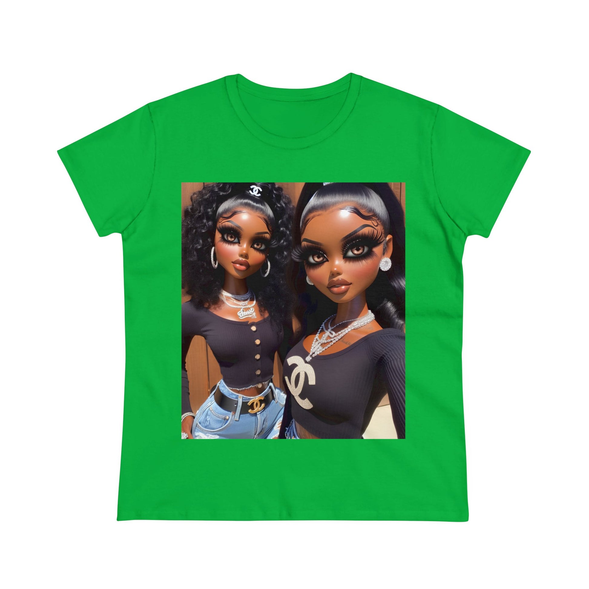 Outside Baddies T-Shirt T-Shirt Printify Irish Green S