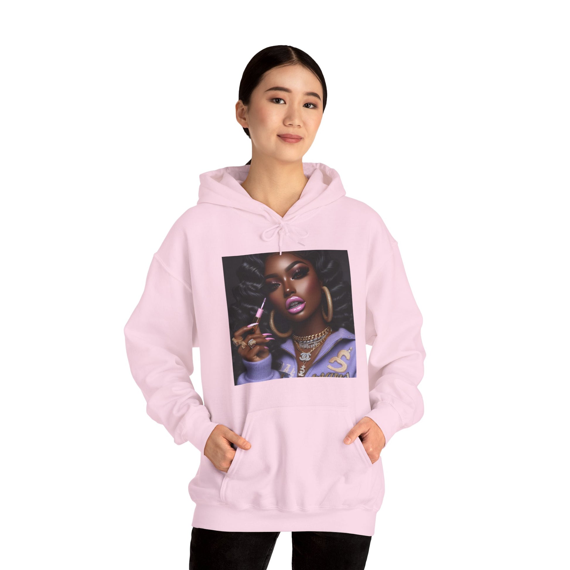 Gloss Up Hoodie Hoodie Printify