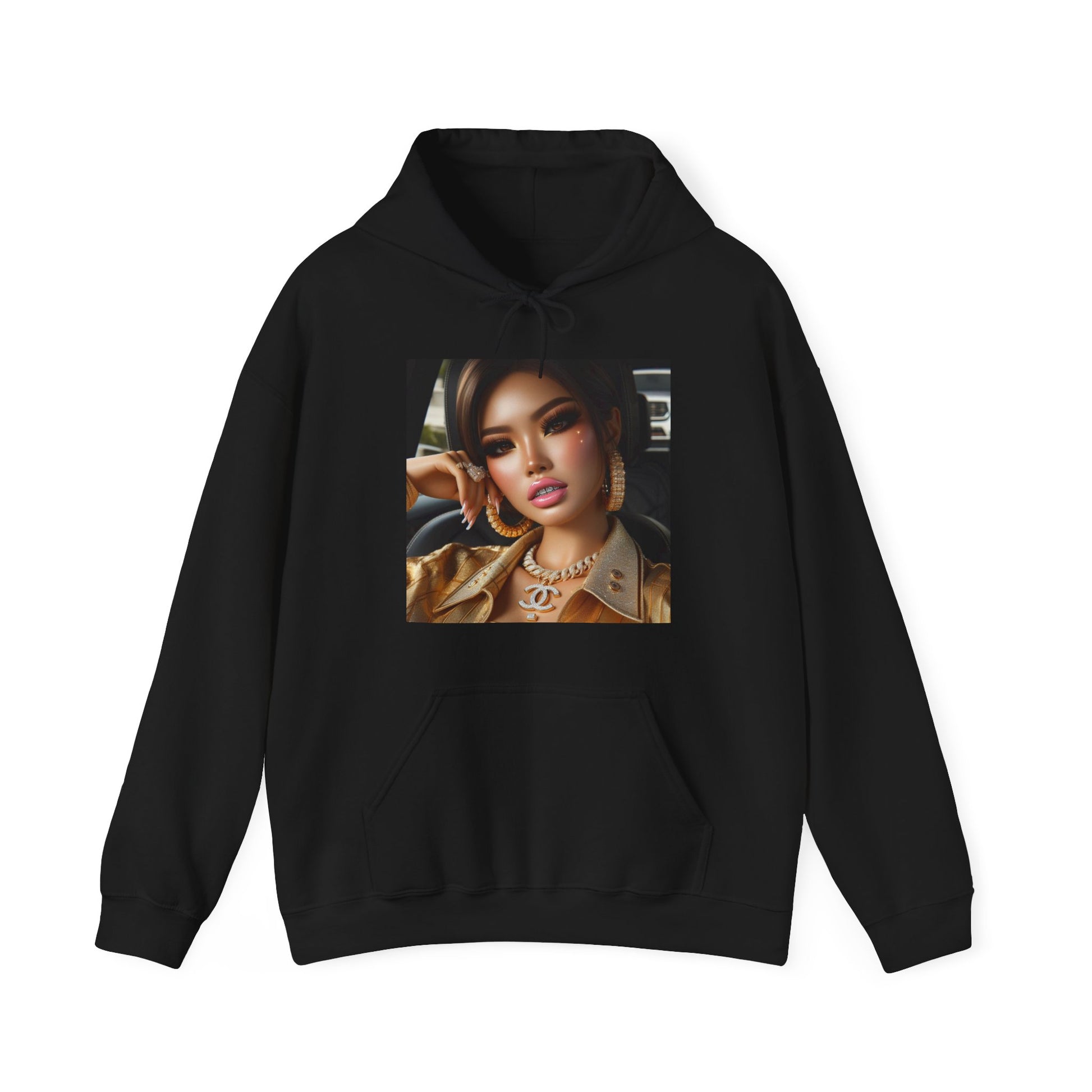 Car Beauty Hoodie Hoodie Printify Black S