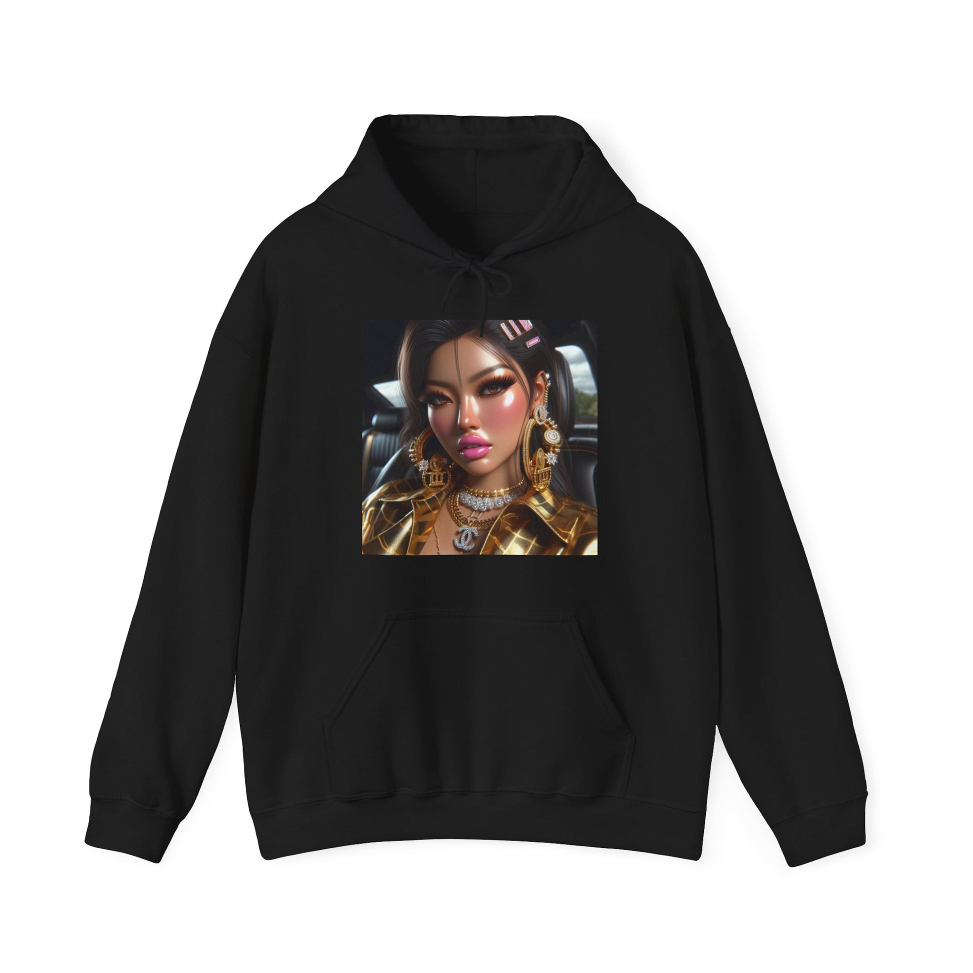 Car Beauty Hoodie Hoodie Printify Black S