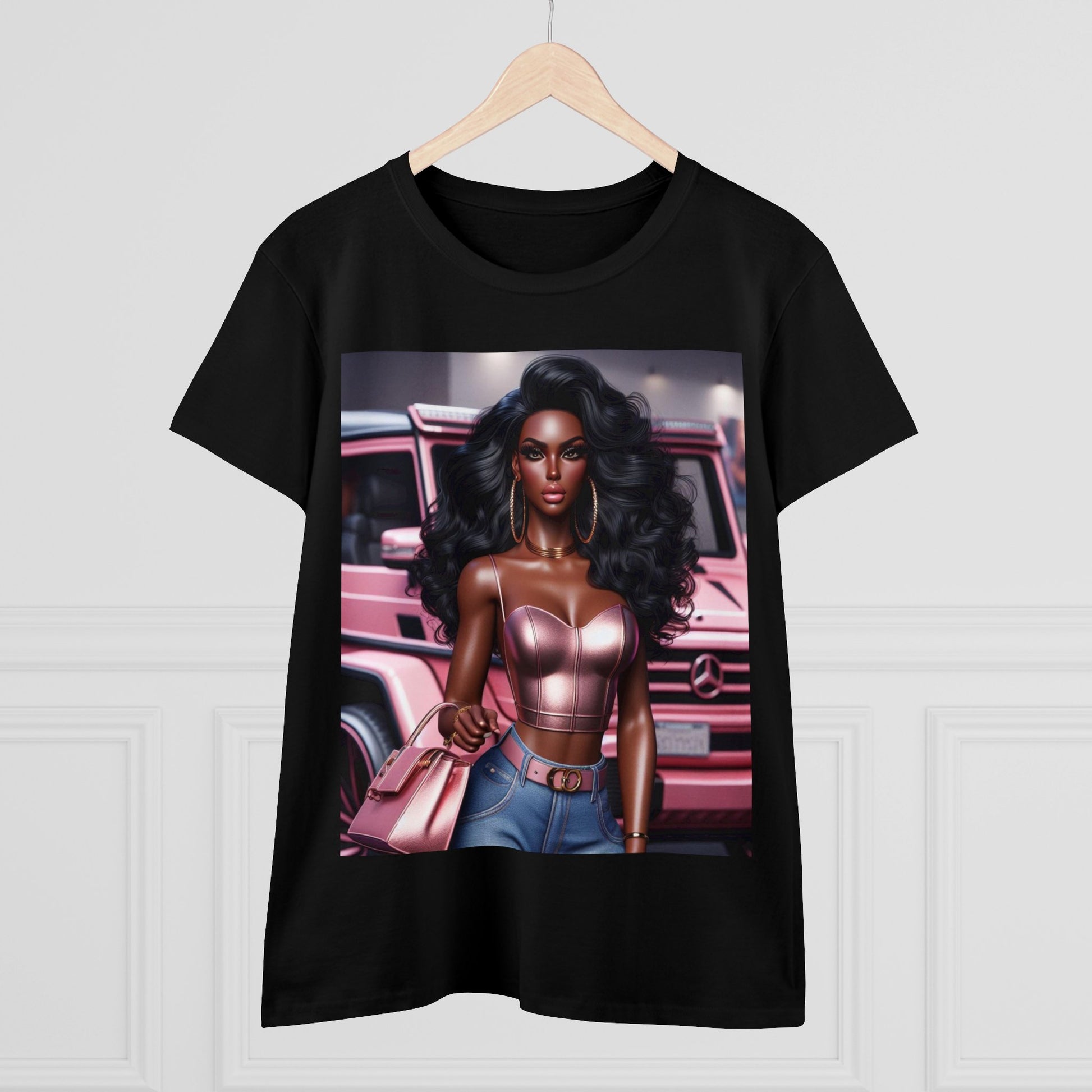 Pink Luxury T-Shirt T-Shirt Printify