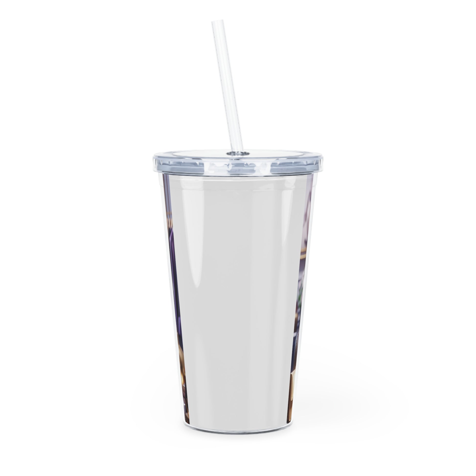 Fashion and Beauty Tumbler with Straw Mug Printify