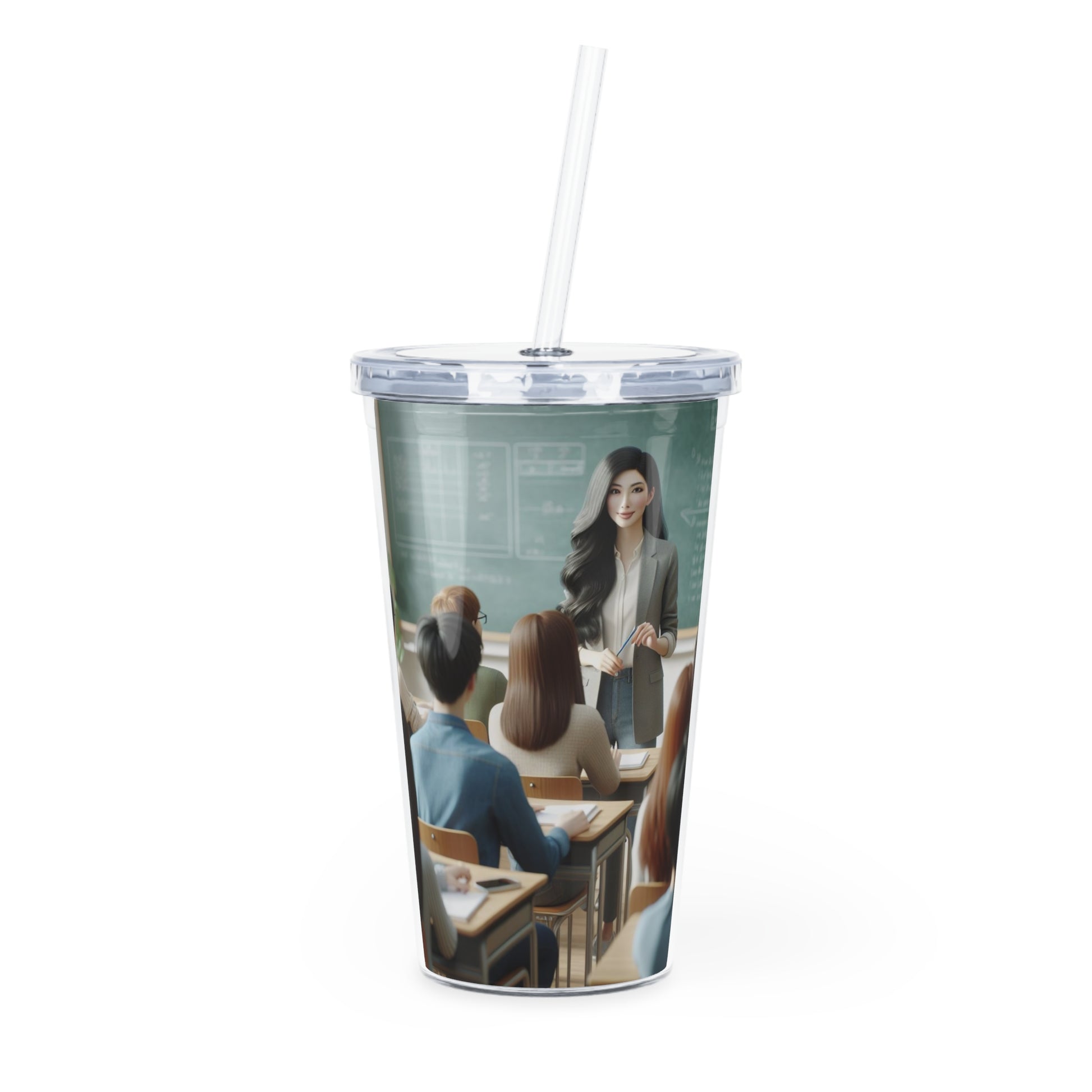 Class in Session Tumbler with Straw Mug Printify 20oz Transparent