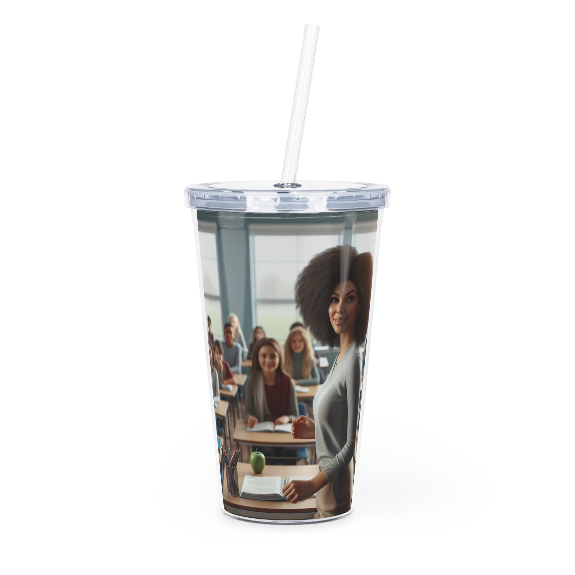 Class in Session Tumbler with Straw Mug Printify 20oz Transparent