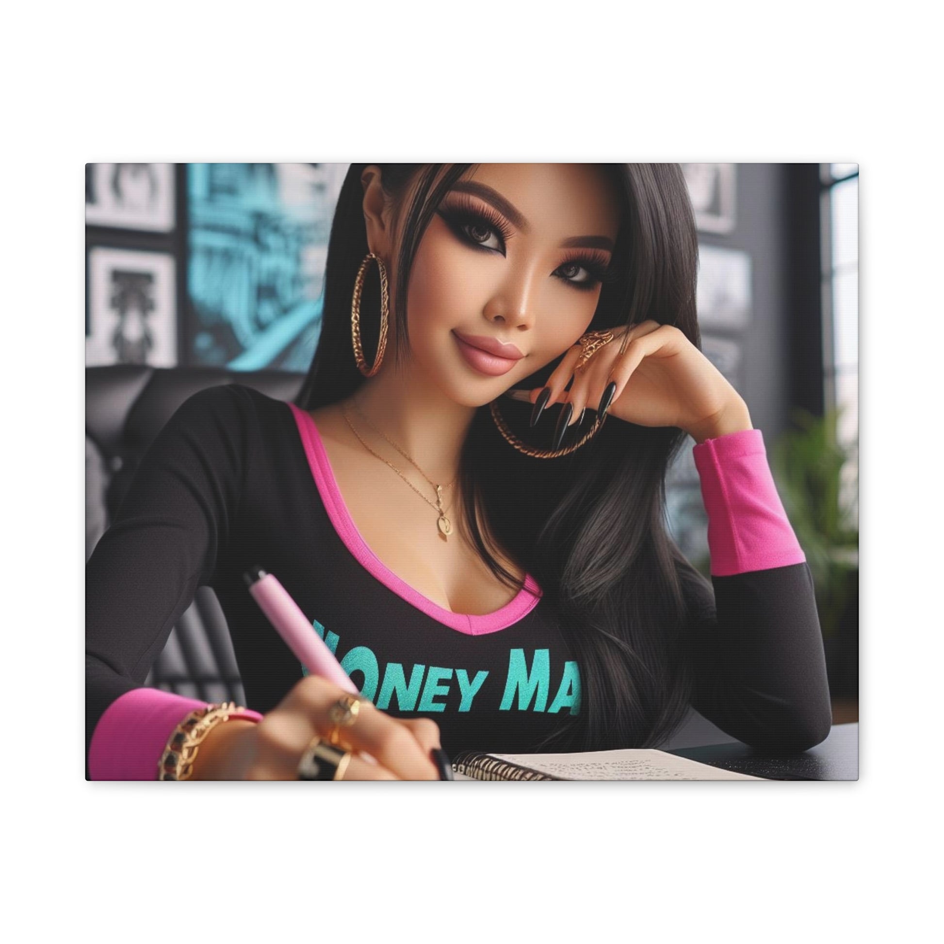 Money Maker Canvas Canvas Printify