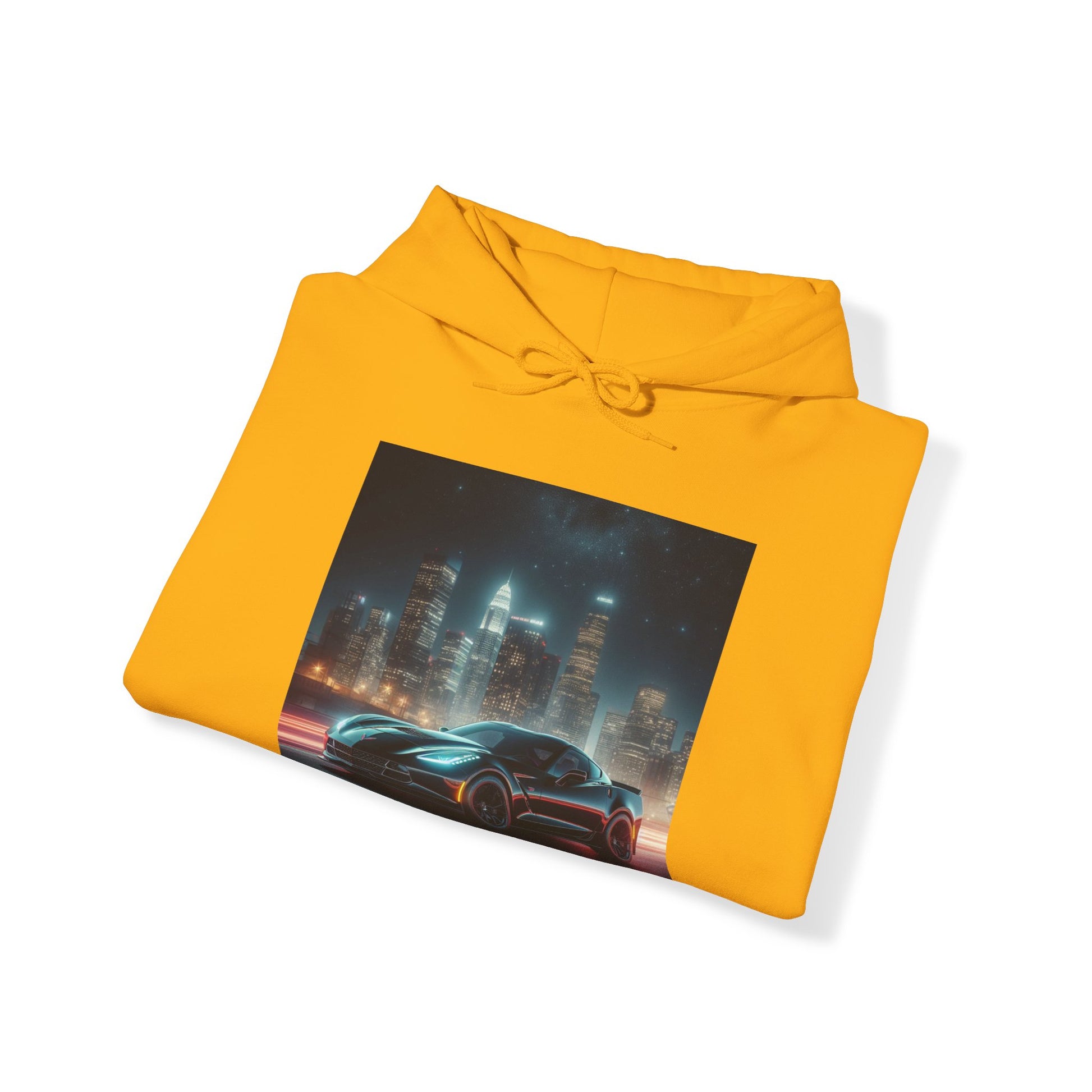 Black Corvette Hoodie Hoodie Printify