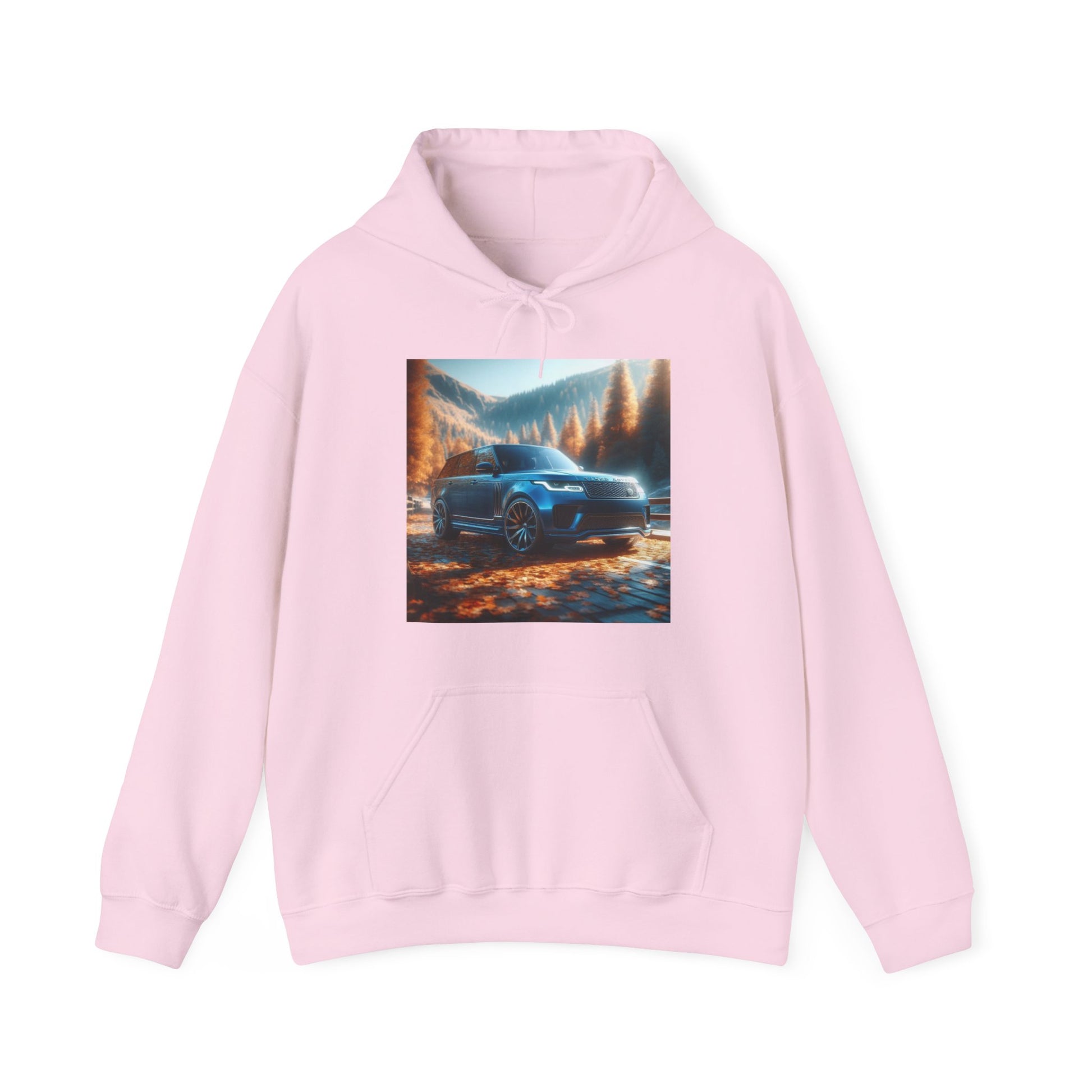 Blue Range Rover Hoodie Hoodie Printify Light Pink S