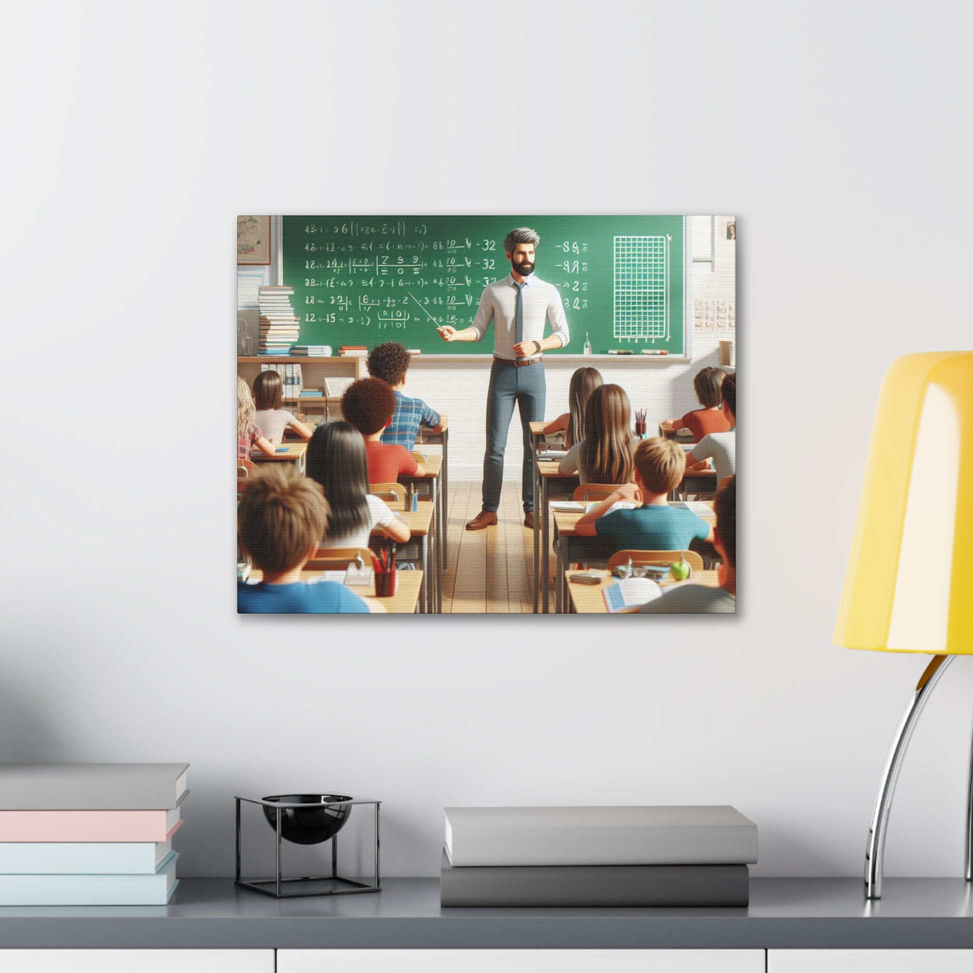 Class in Session Canvas Canvas Printify 20″ x 16″ (Horizontal) 0.75''