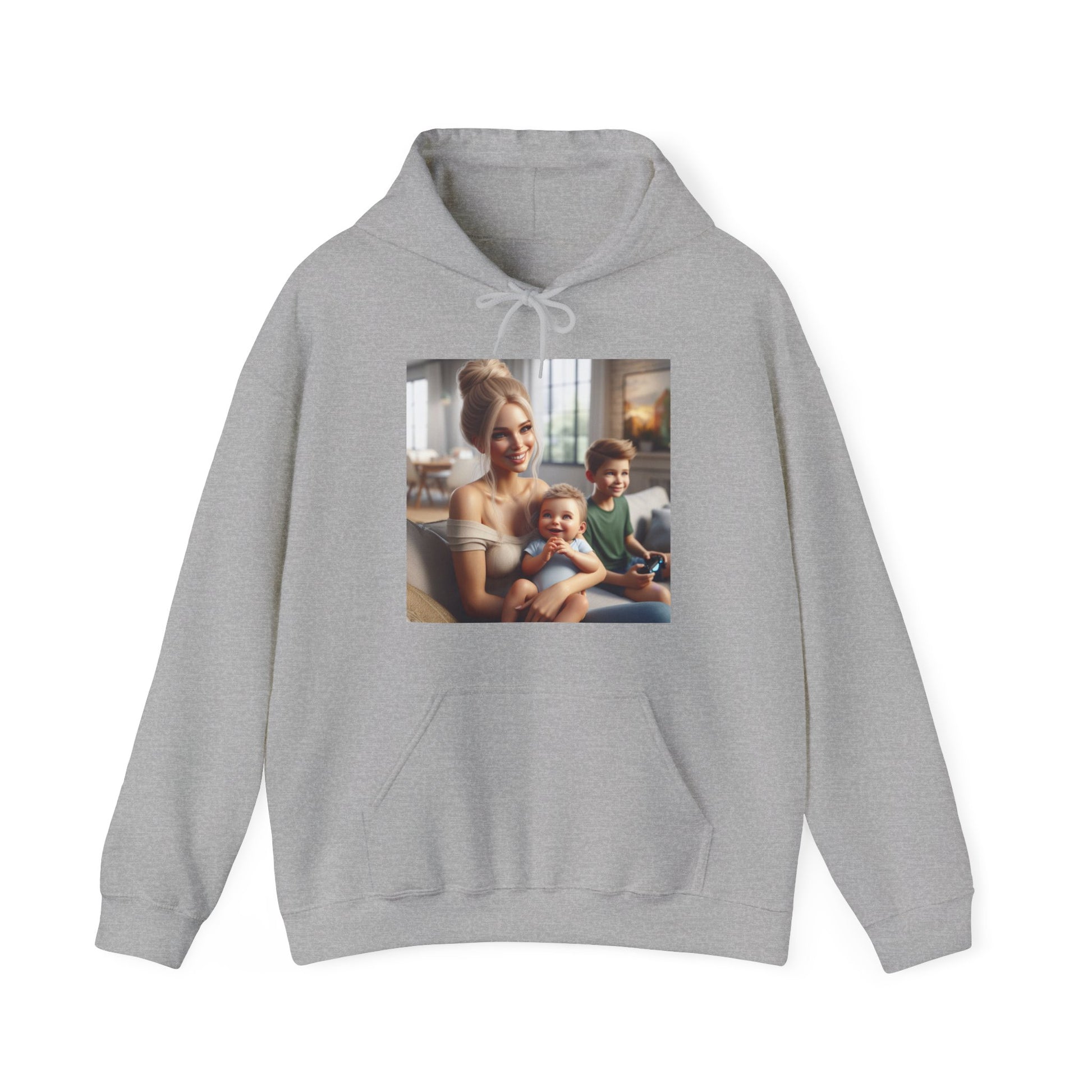 Family Time Hoodie Hoodie Printify Sport Grey S