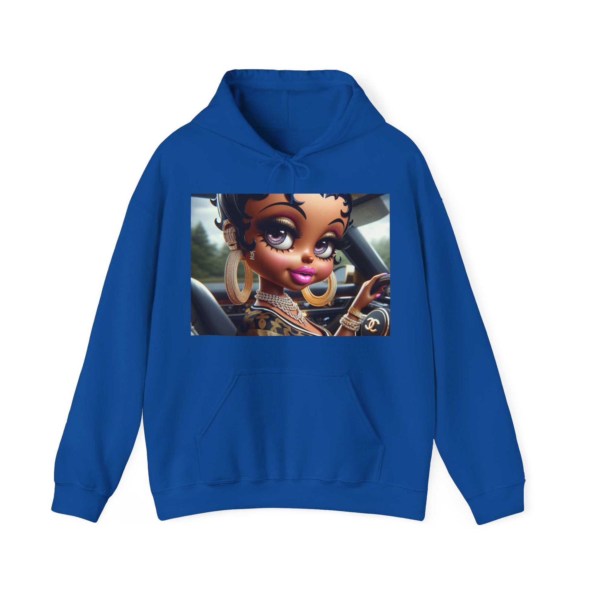 Betty Beauty Hoodie Hoodie Printify Royal S