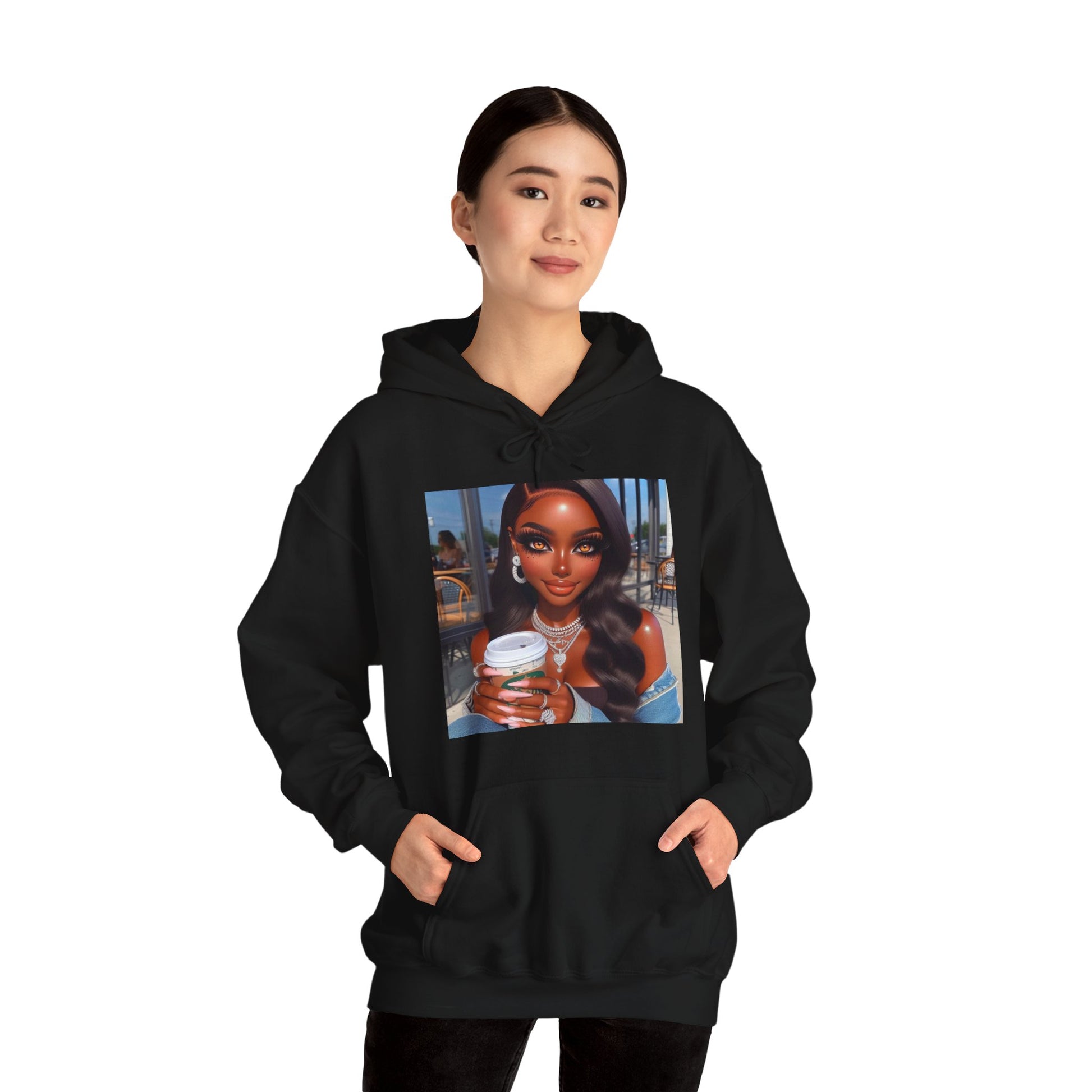 Coffee Beauty Hoodie Hoodie Printify