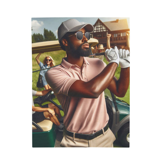 Golf Tournament Plush Blanket All Over Prints Printify 30" × 40"