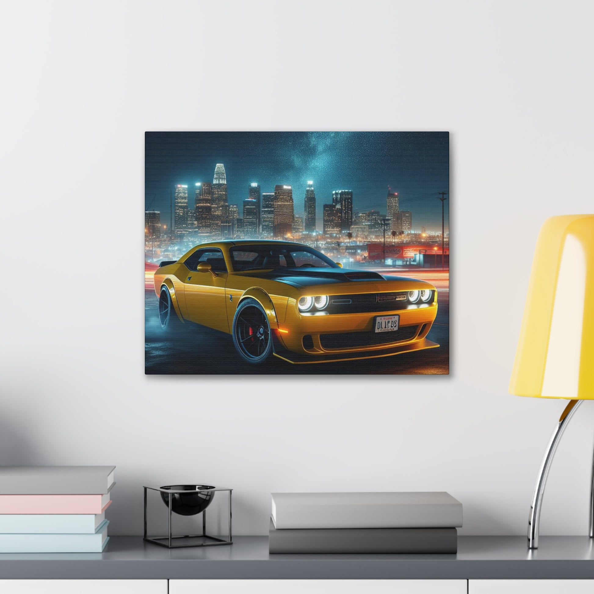 Yellow Challenger Canvas Canvas Printify 20″ x 16″ (Horizontal) 0.75''
