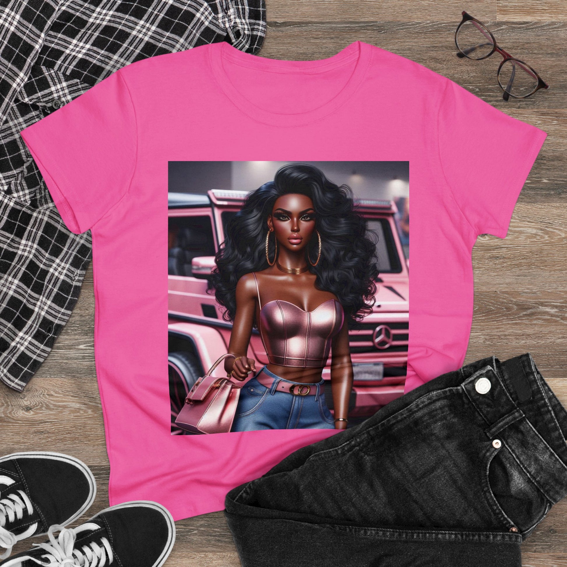 Pink Luxury T-Shirt T-Shirt Printify