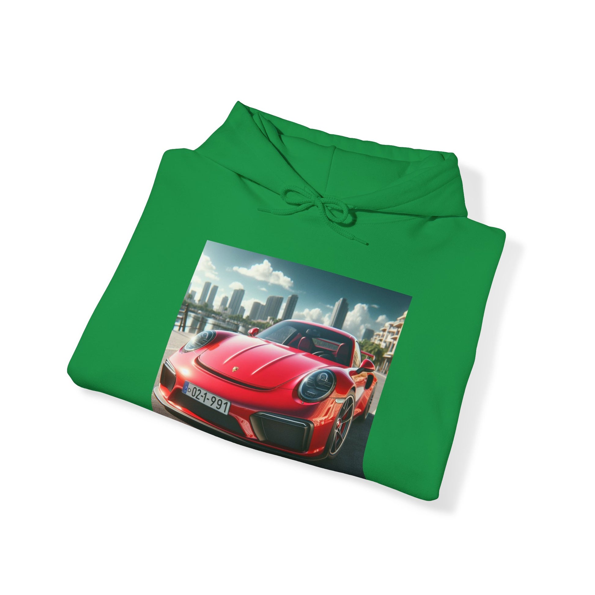 Red Porsche Hoodie Hoodie Printify