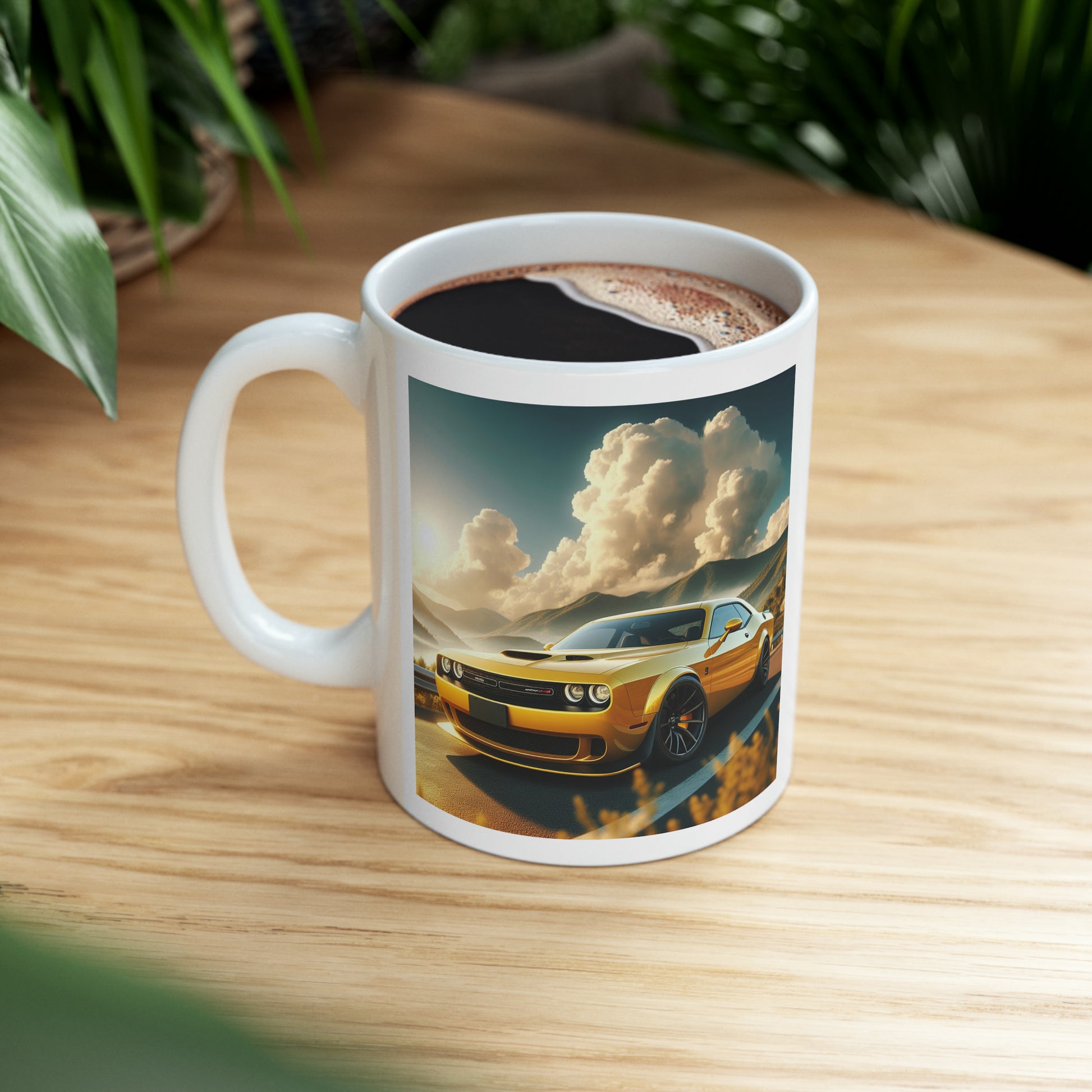 Yellow Challenger Mug Mug Printify