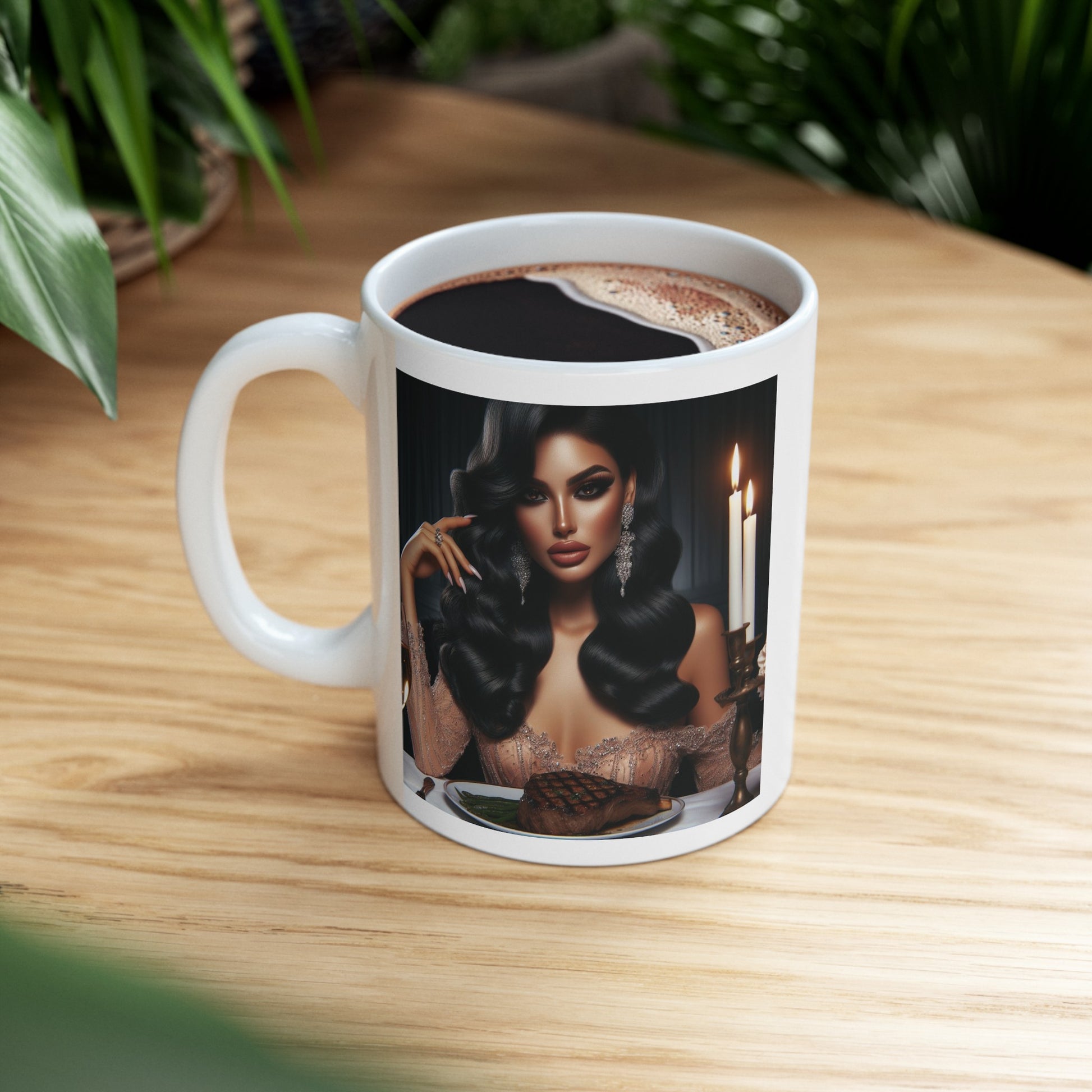 Elegant Meal Mug Mug Printify