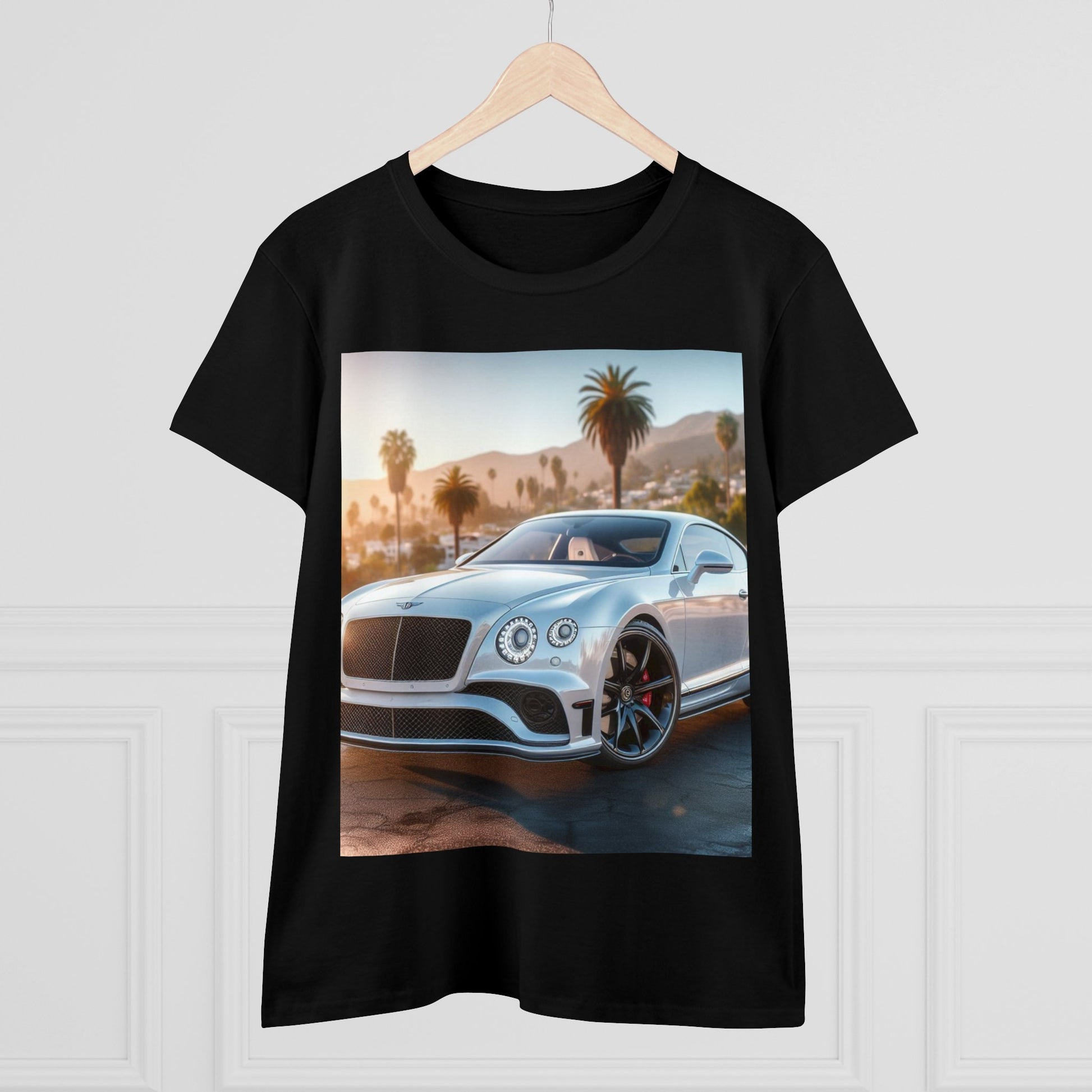 Silver Bentley T-Shirt T-Shirt Printify