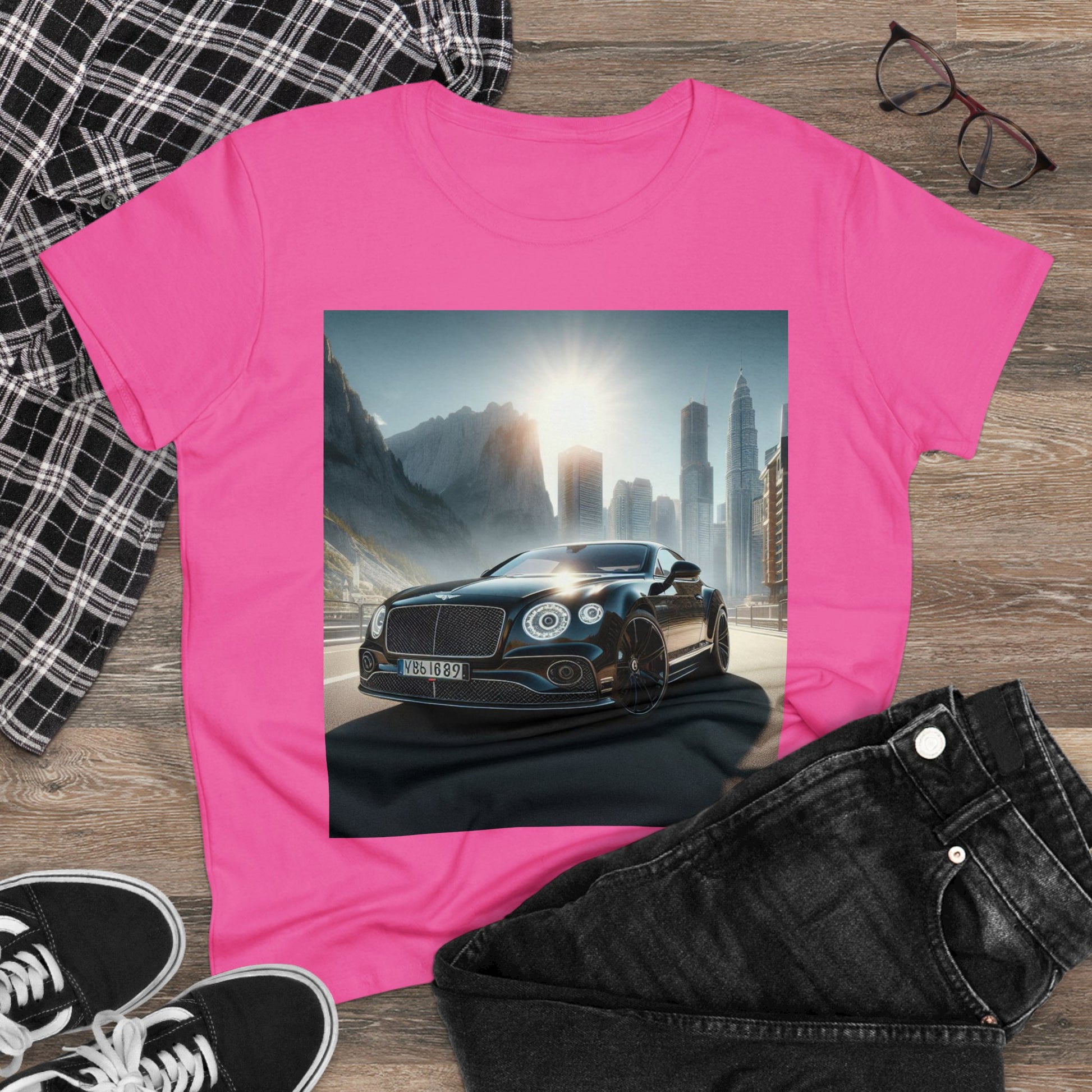 Black Bentley T-Shirt T-Shirt Printify