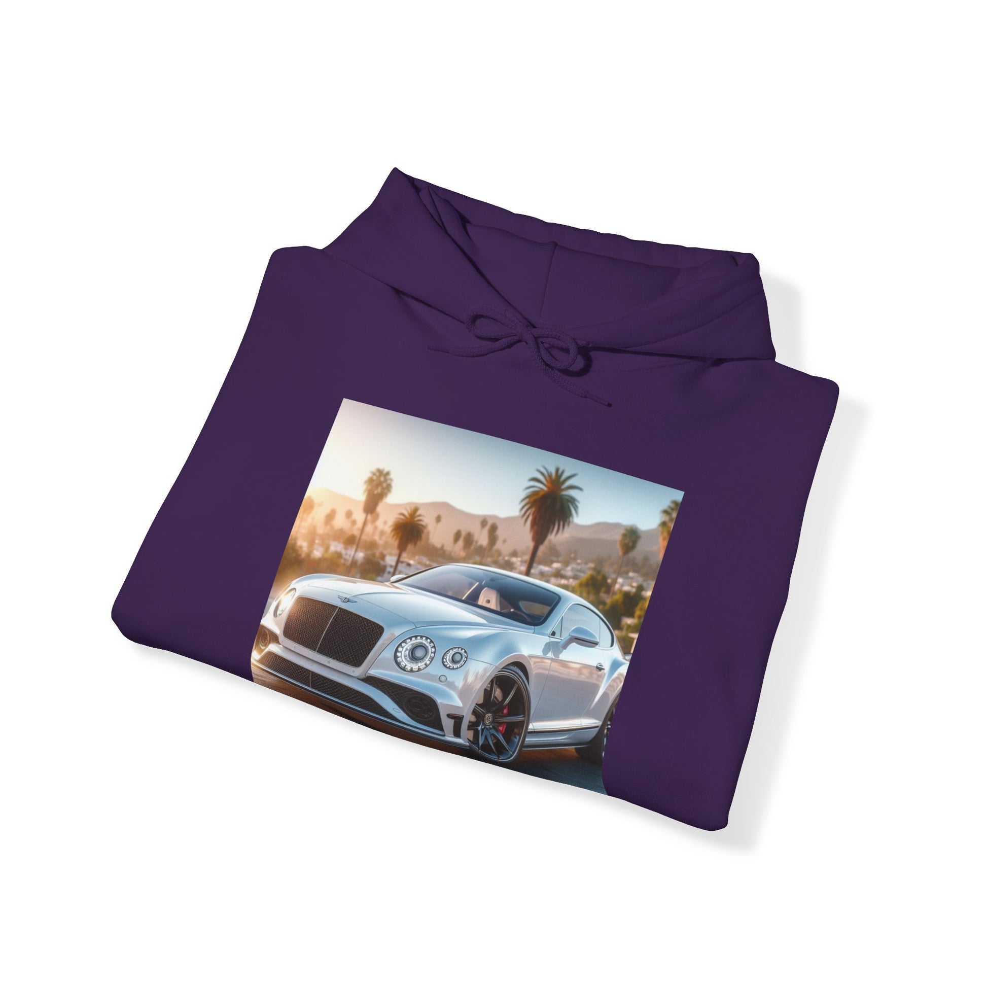 Silver Bentley Hoodie Hoodie Printify