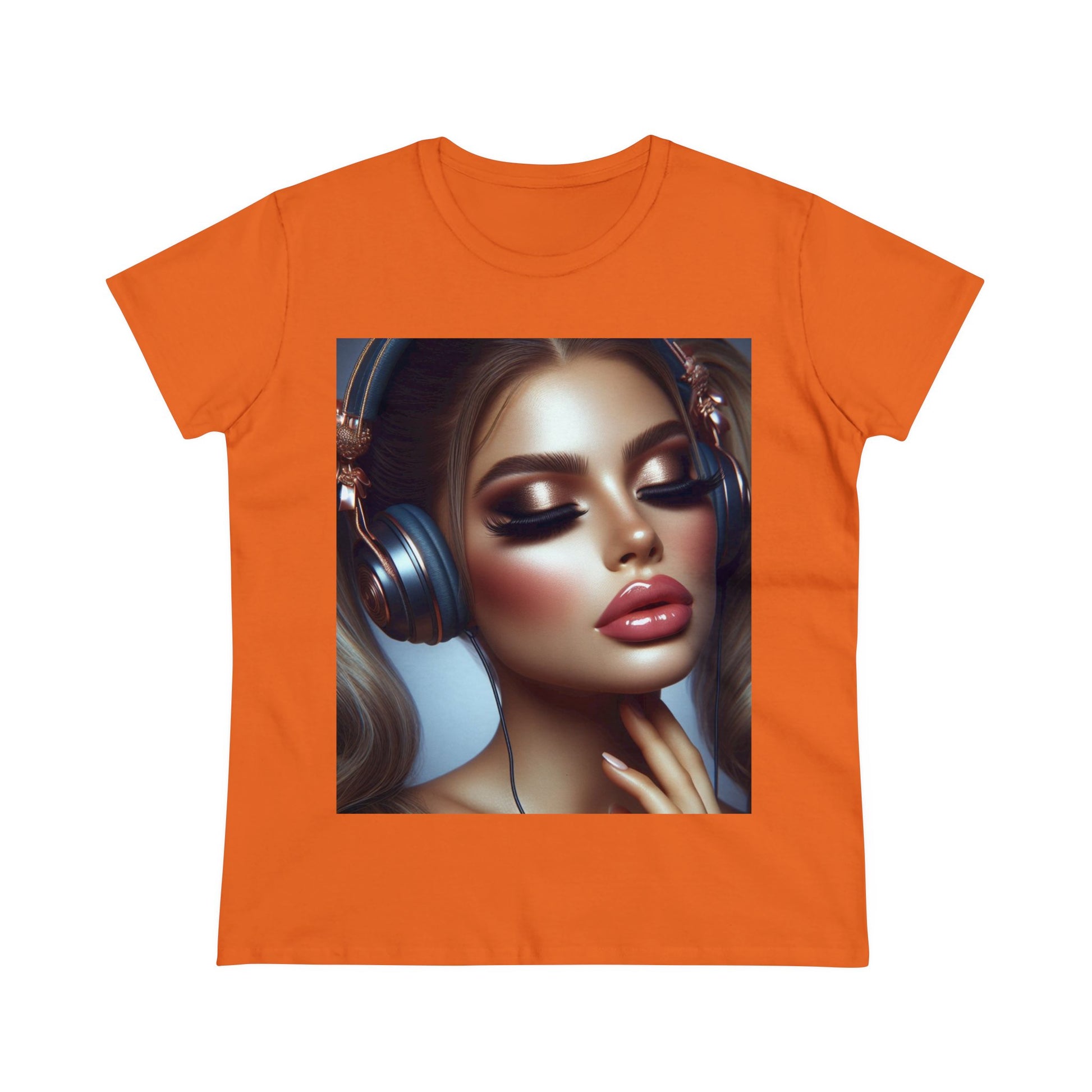 Music Vibes T-Shirt T-Shirt Printify Orange S